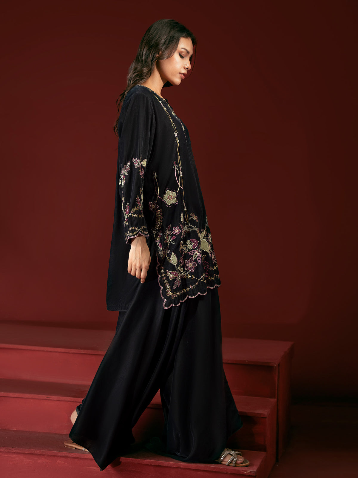 Embroidered Co-ord Set