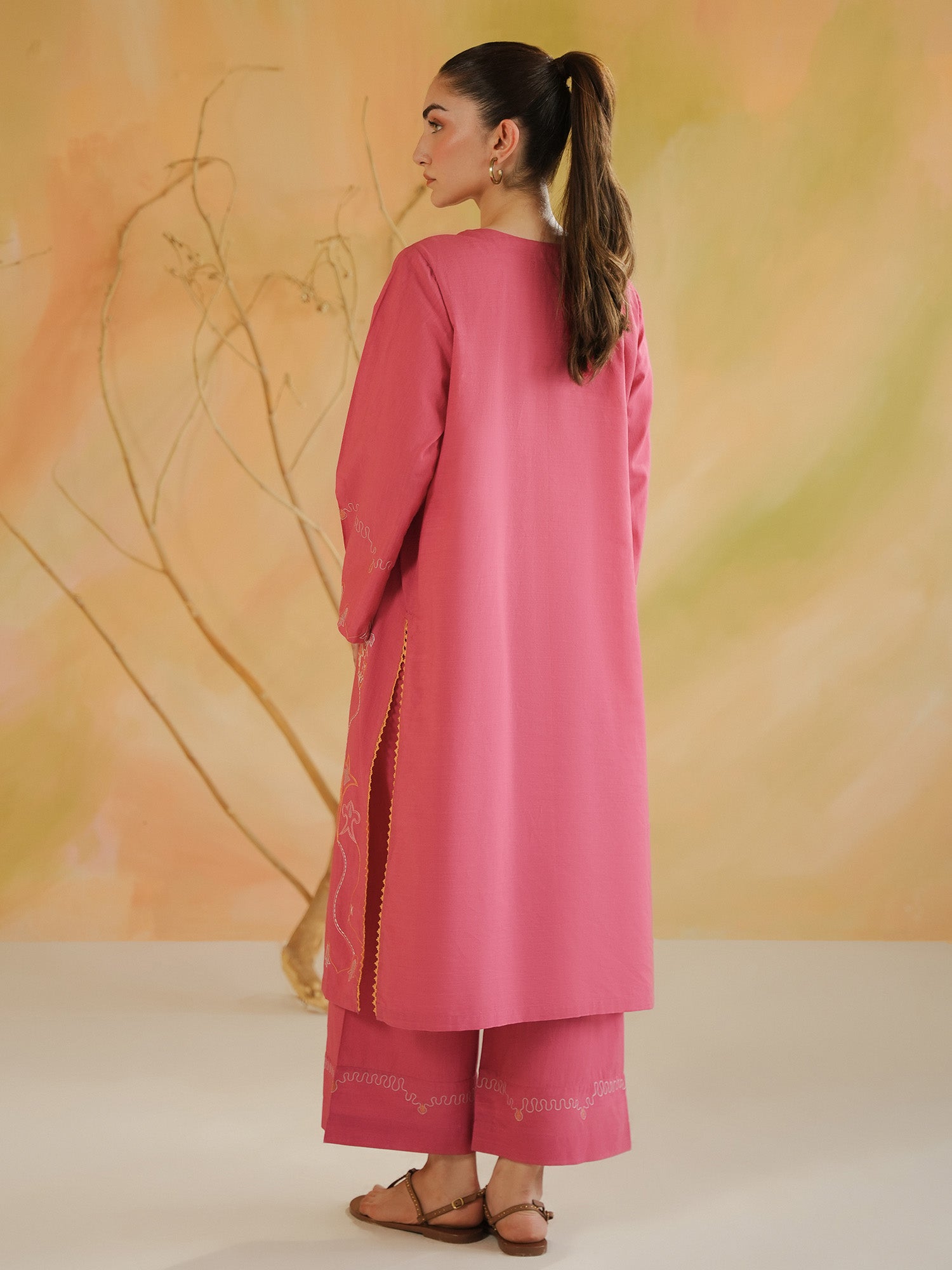 2-Piece Embroidered Set