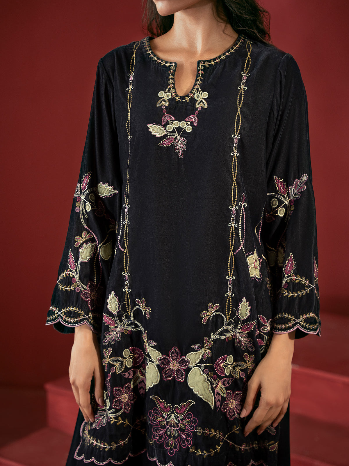 Embroidered Co-ord Set