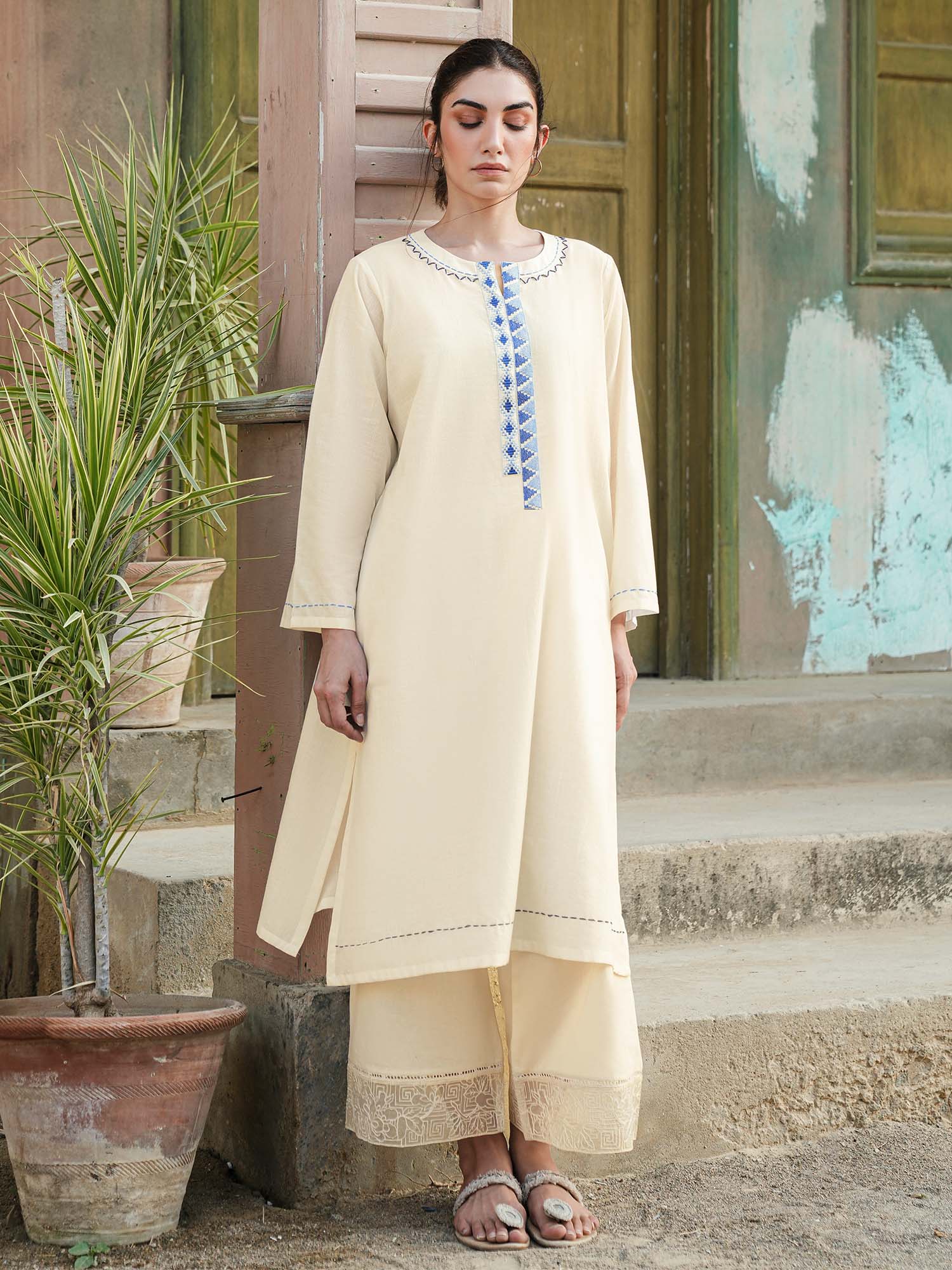 Embroidered Kurta