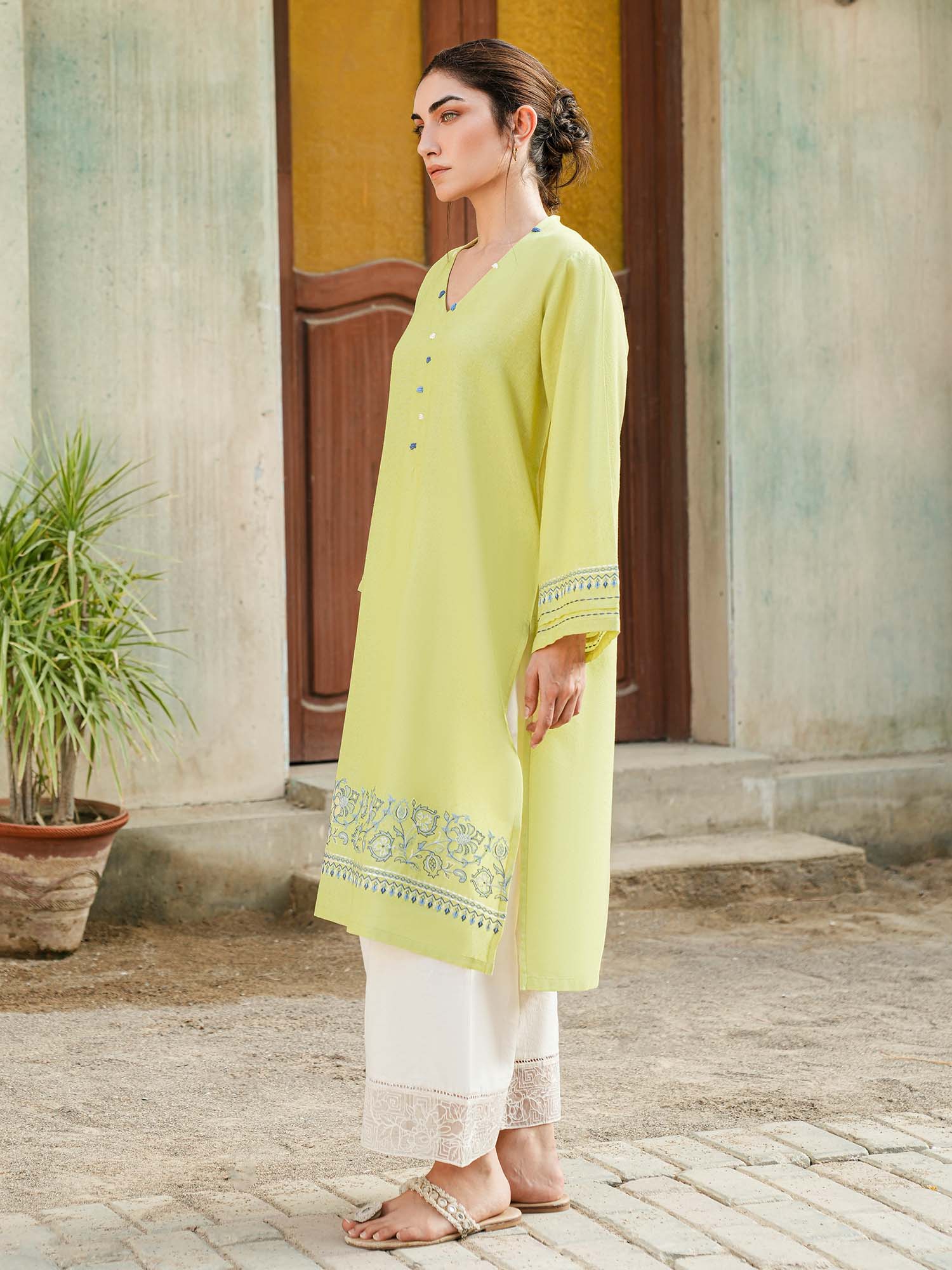 Embroidered Kurta