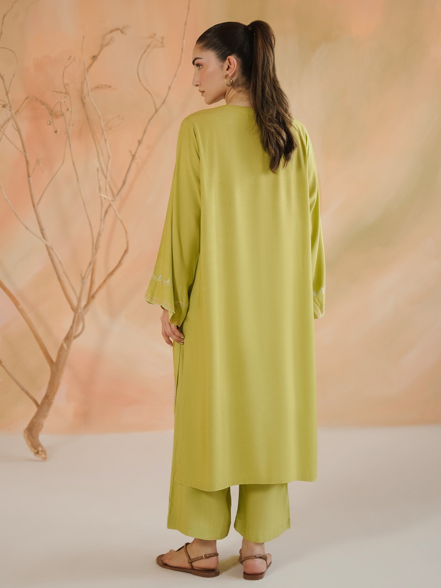 2-Piece Embroidered Set