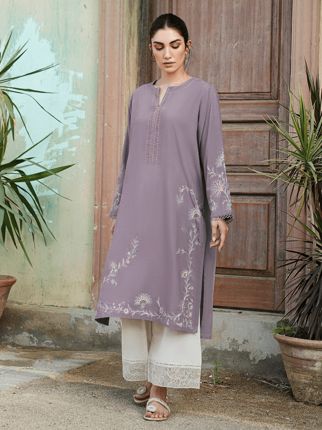 Embroidered Kurta