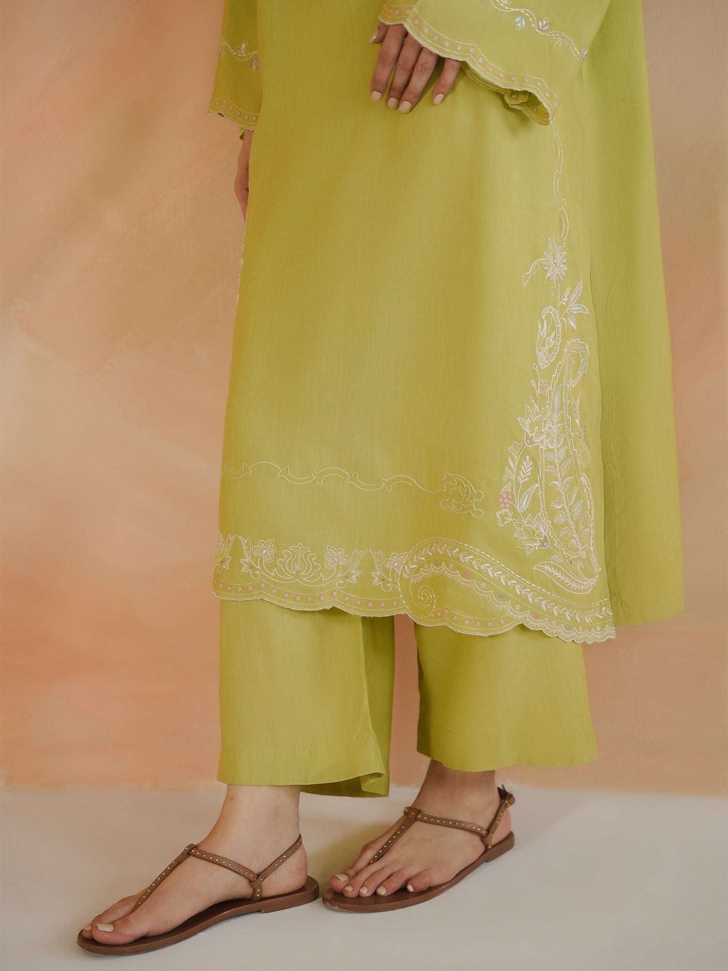 2-Piece Embroidered Set