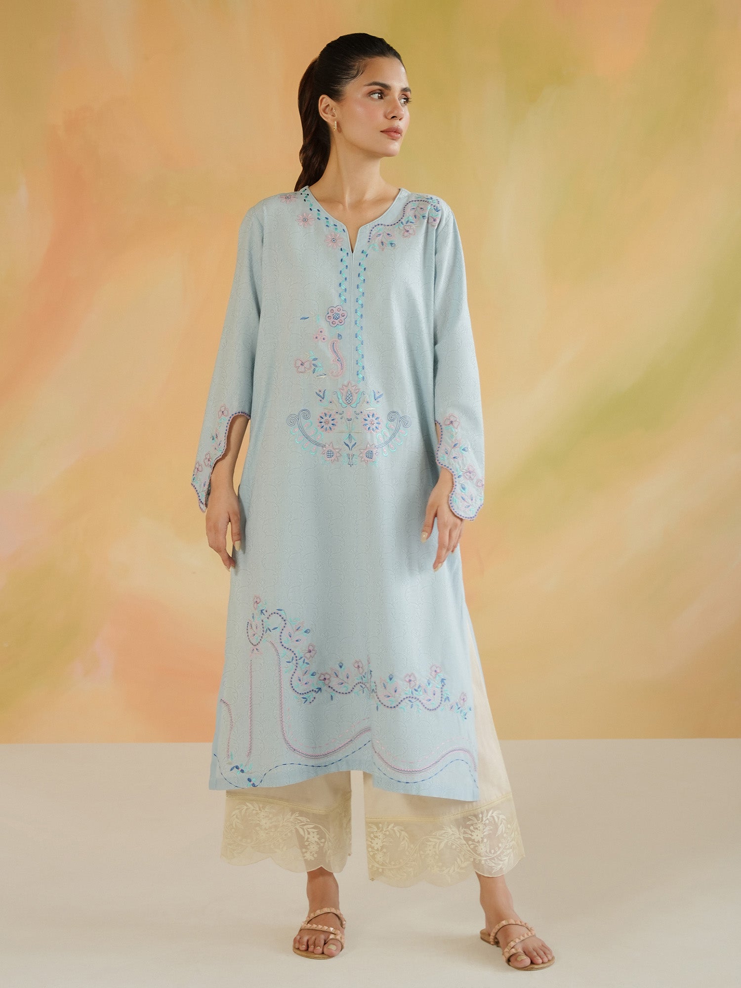 Embroidered Kurta
