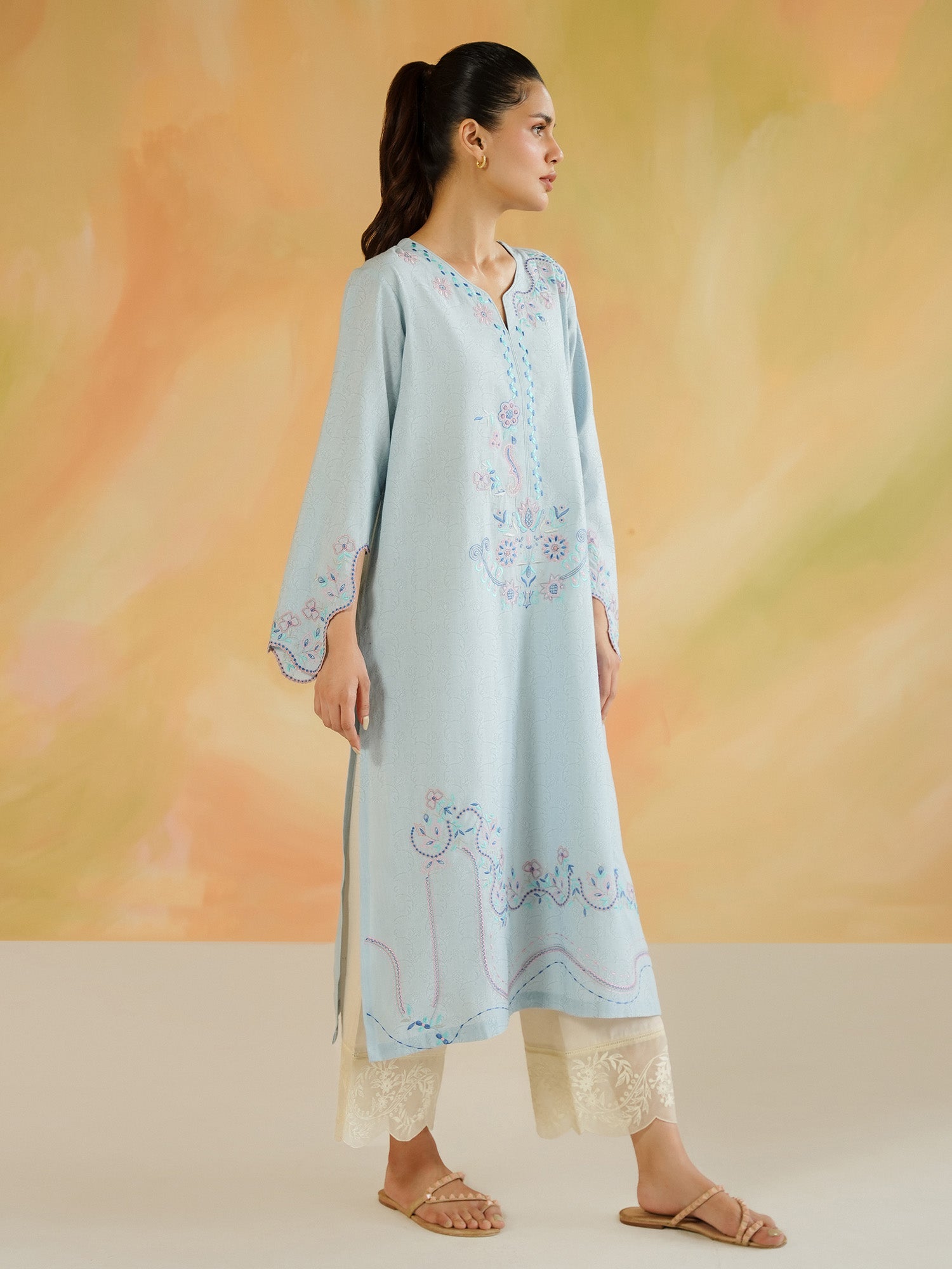 Embroidered Kurta
