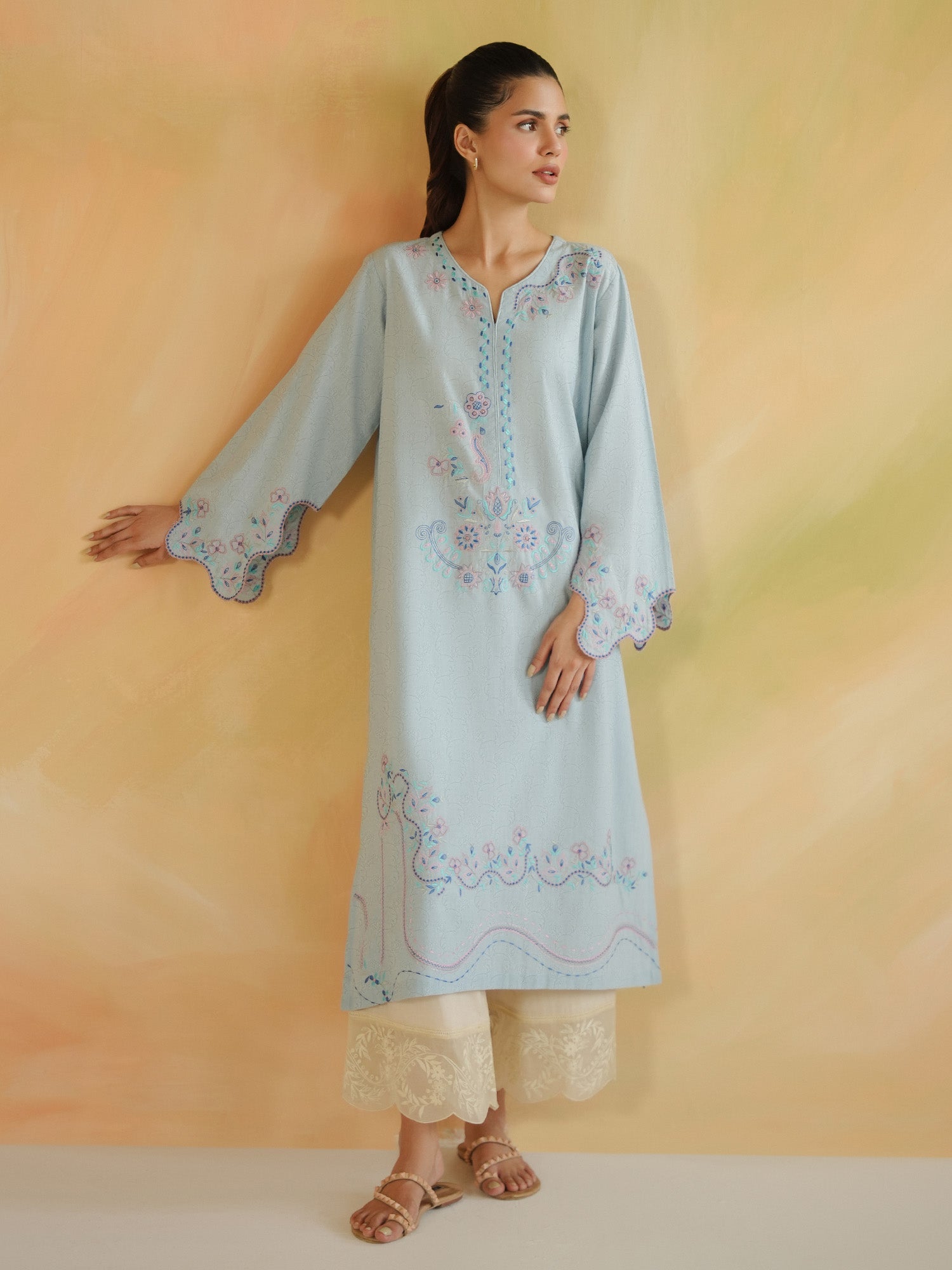 Embroidered Kurta
