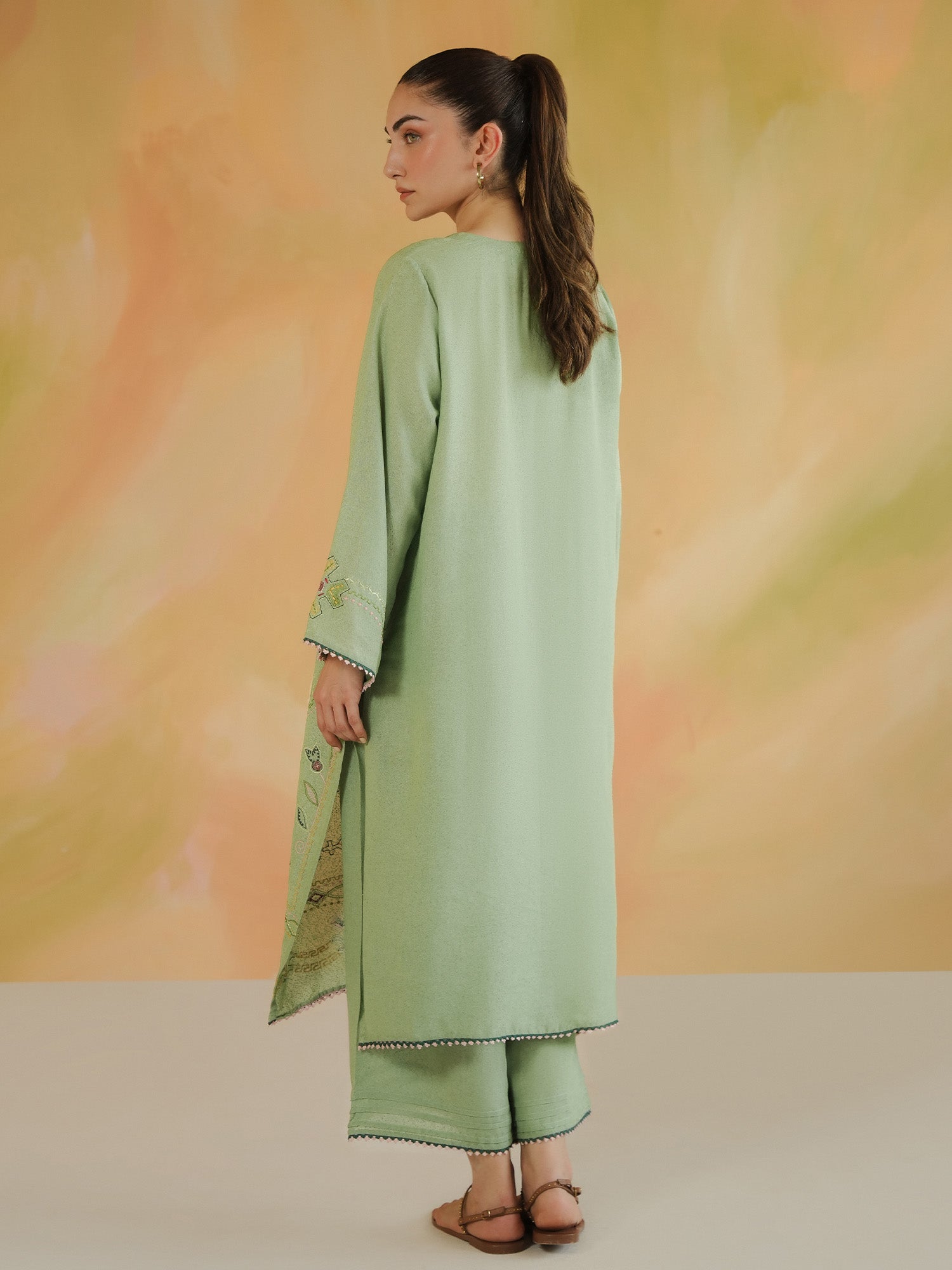 2-Piece Embroidered Set
