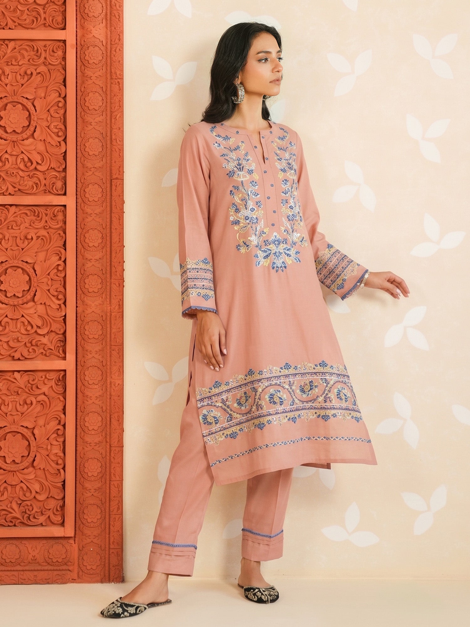 2-Piece Embroidered Set