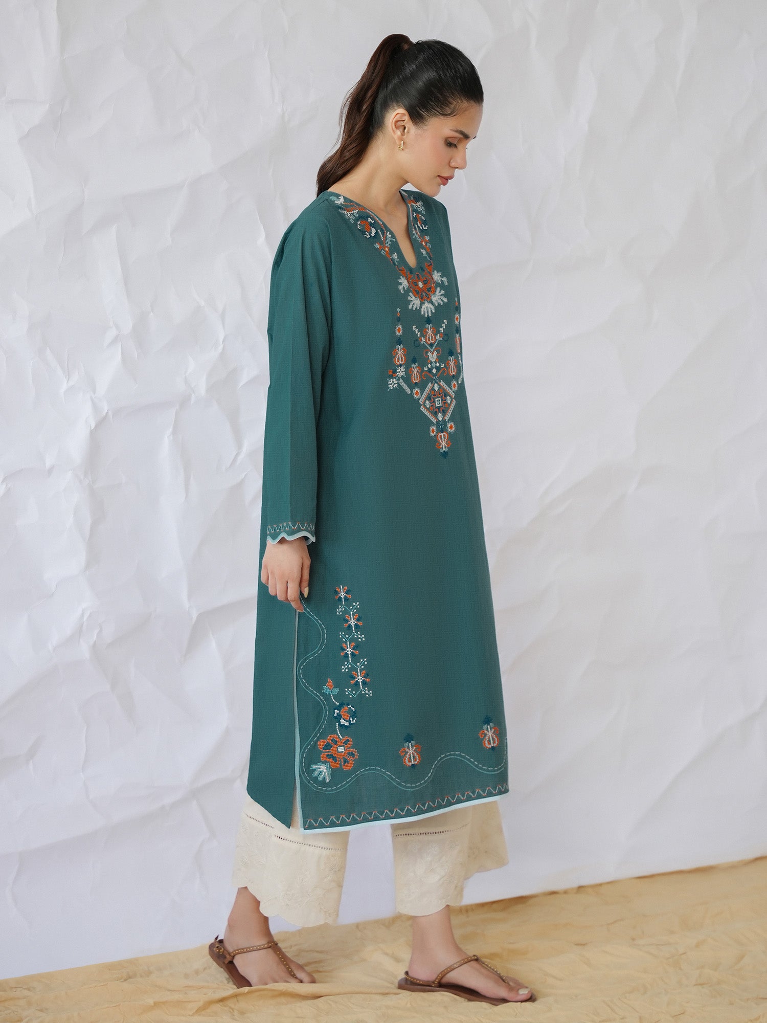 Embroidered Kurta