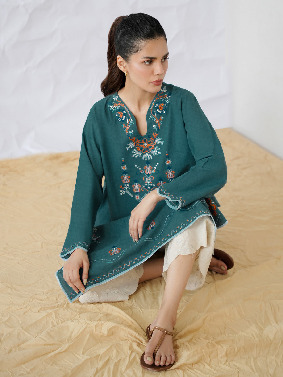 Embroidered Kurta