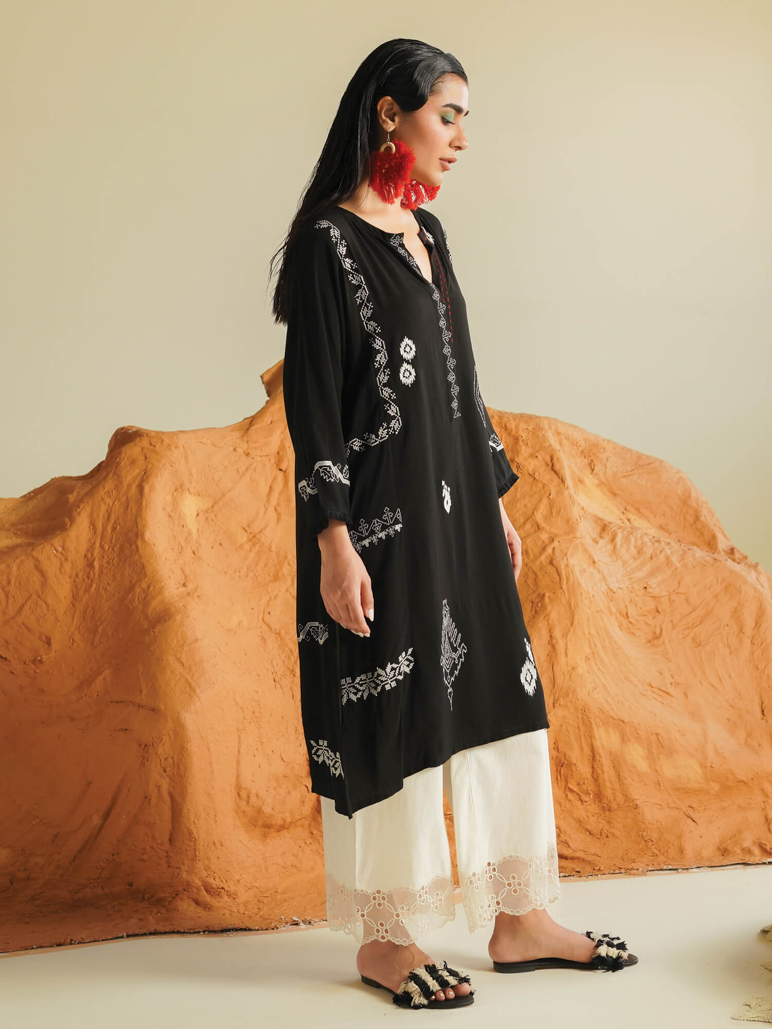 Embroidered Kurta