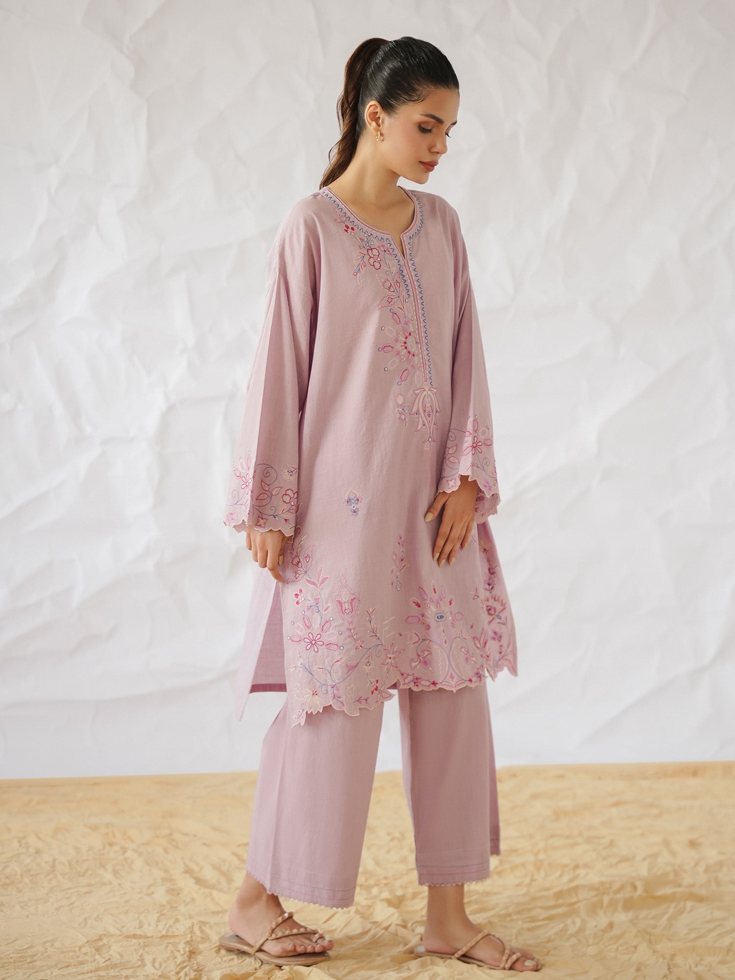 2-Piece Embroidered Set