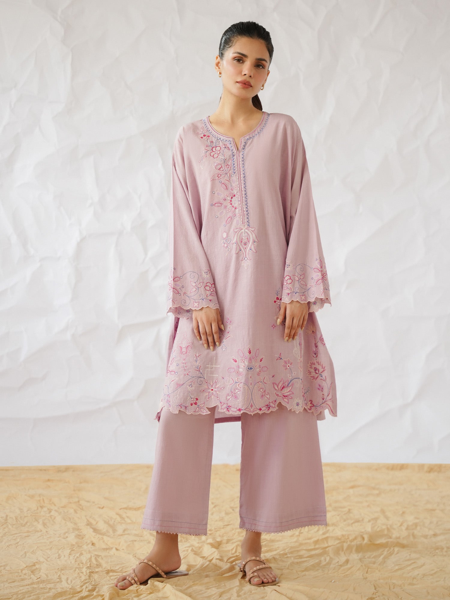 2-Piece Embroidered Set