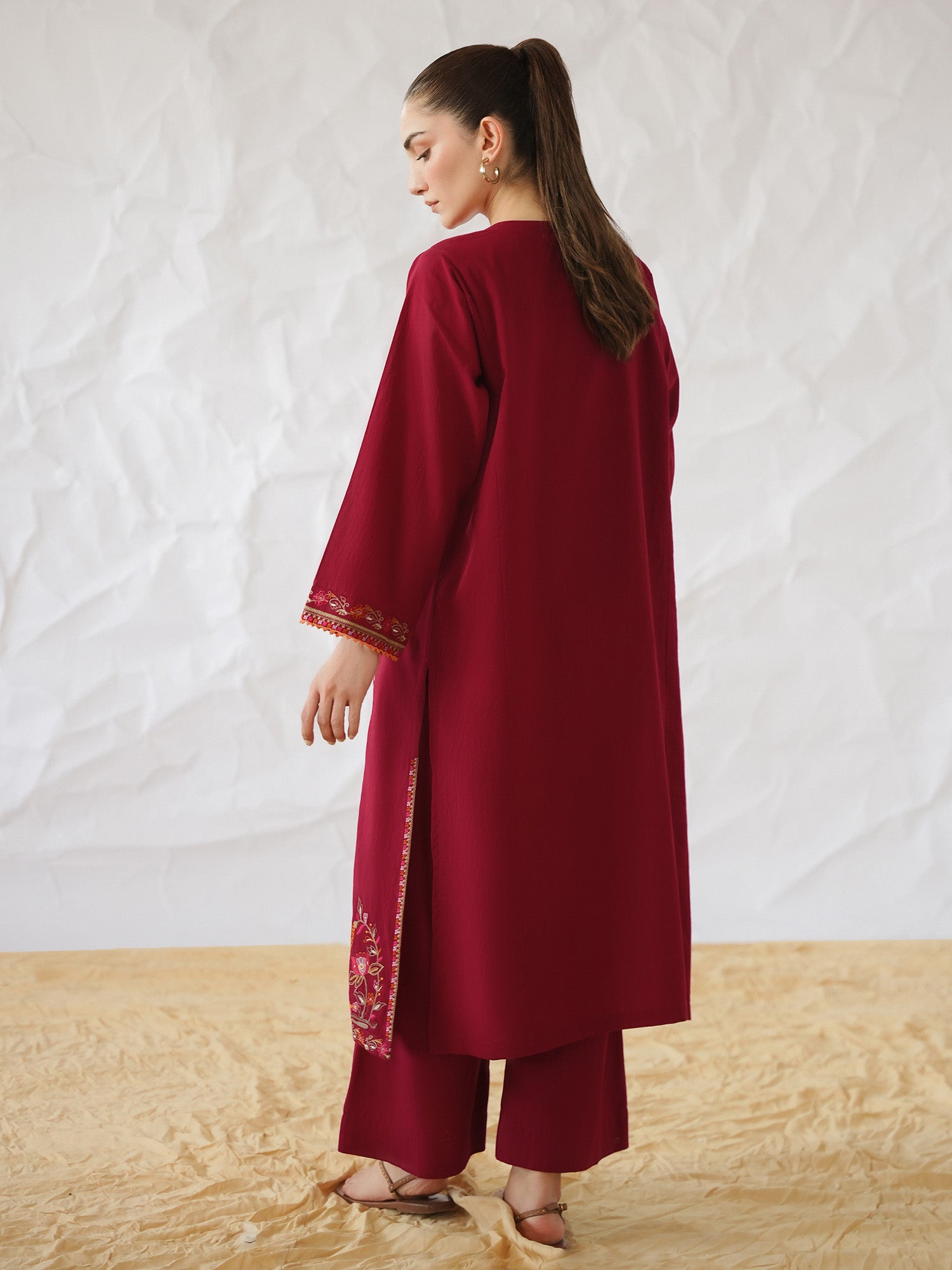 2-Piece Embroidered Set