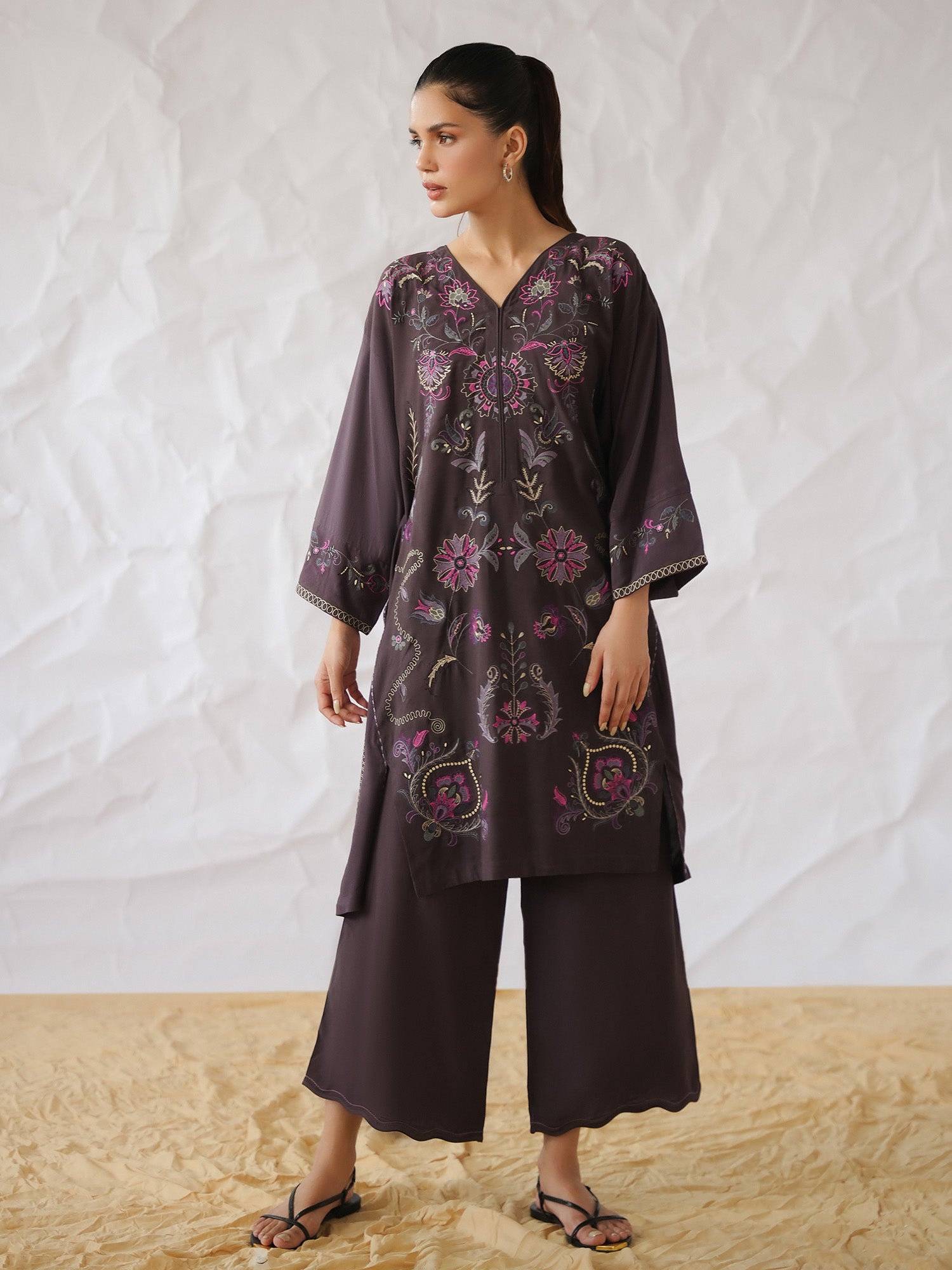 2-Piece Embroidered Set