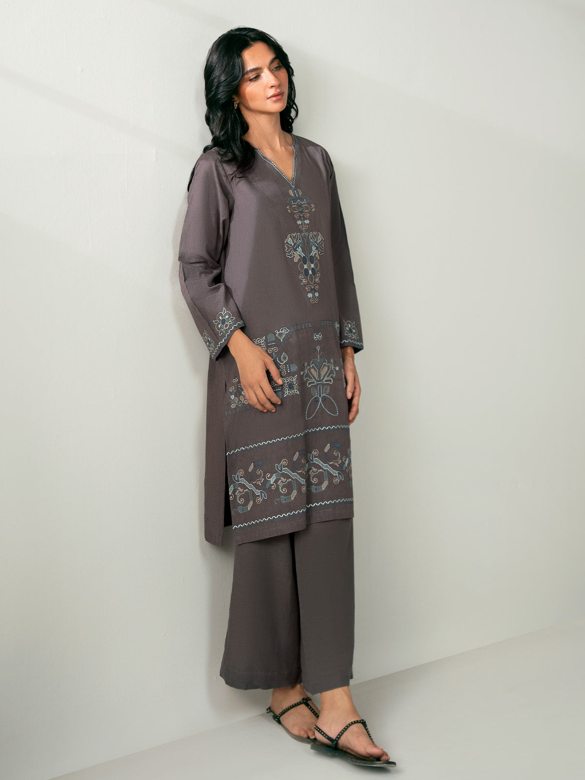 Embroidered Co-ord Set
