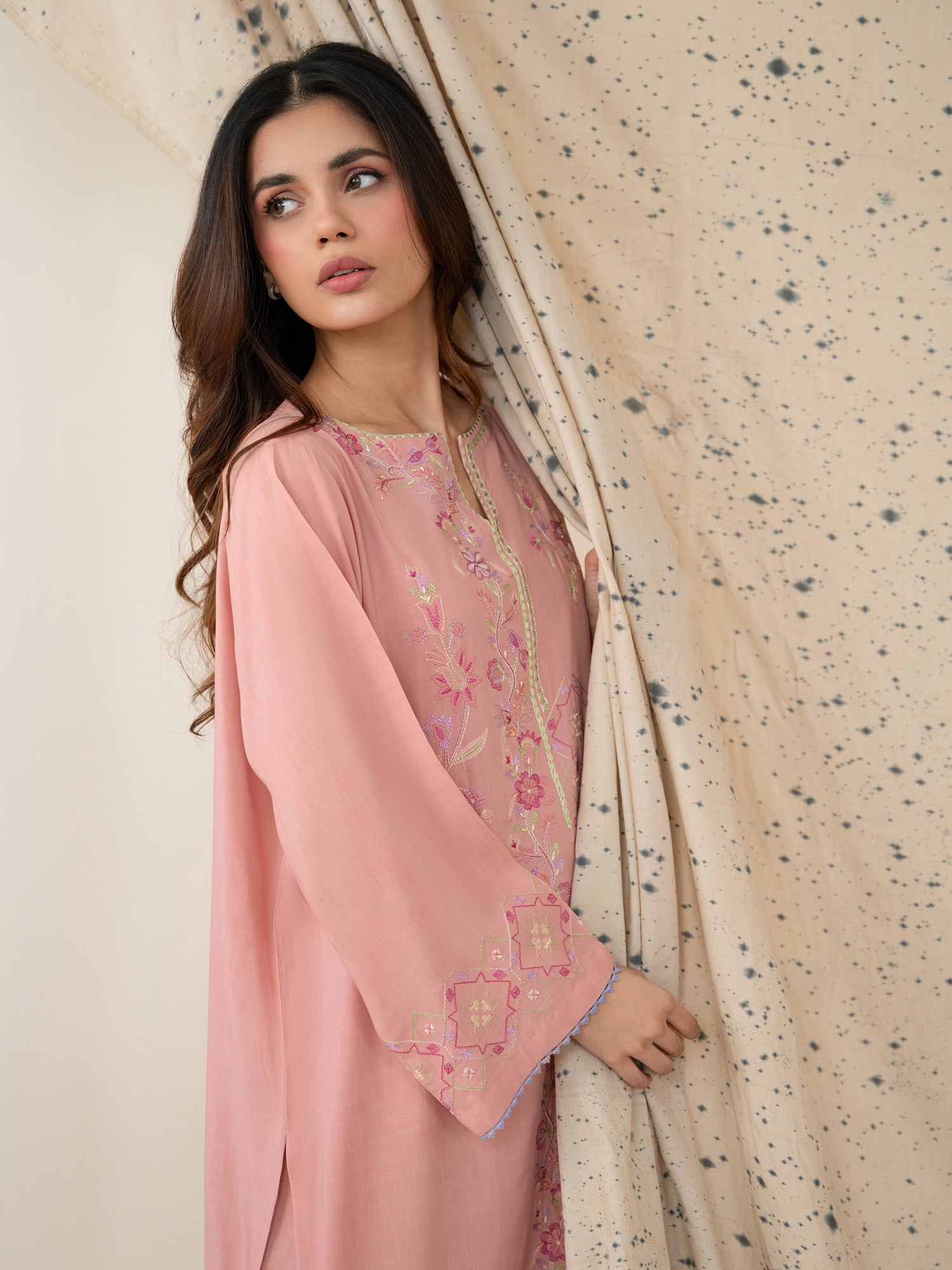 2-Piece Embroidered Set