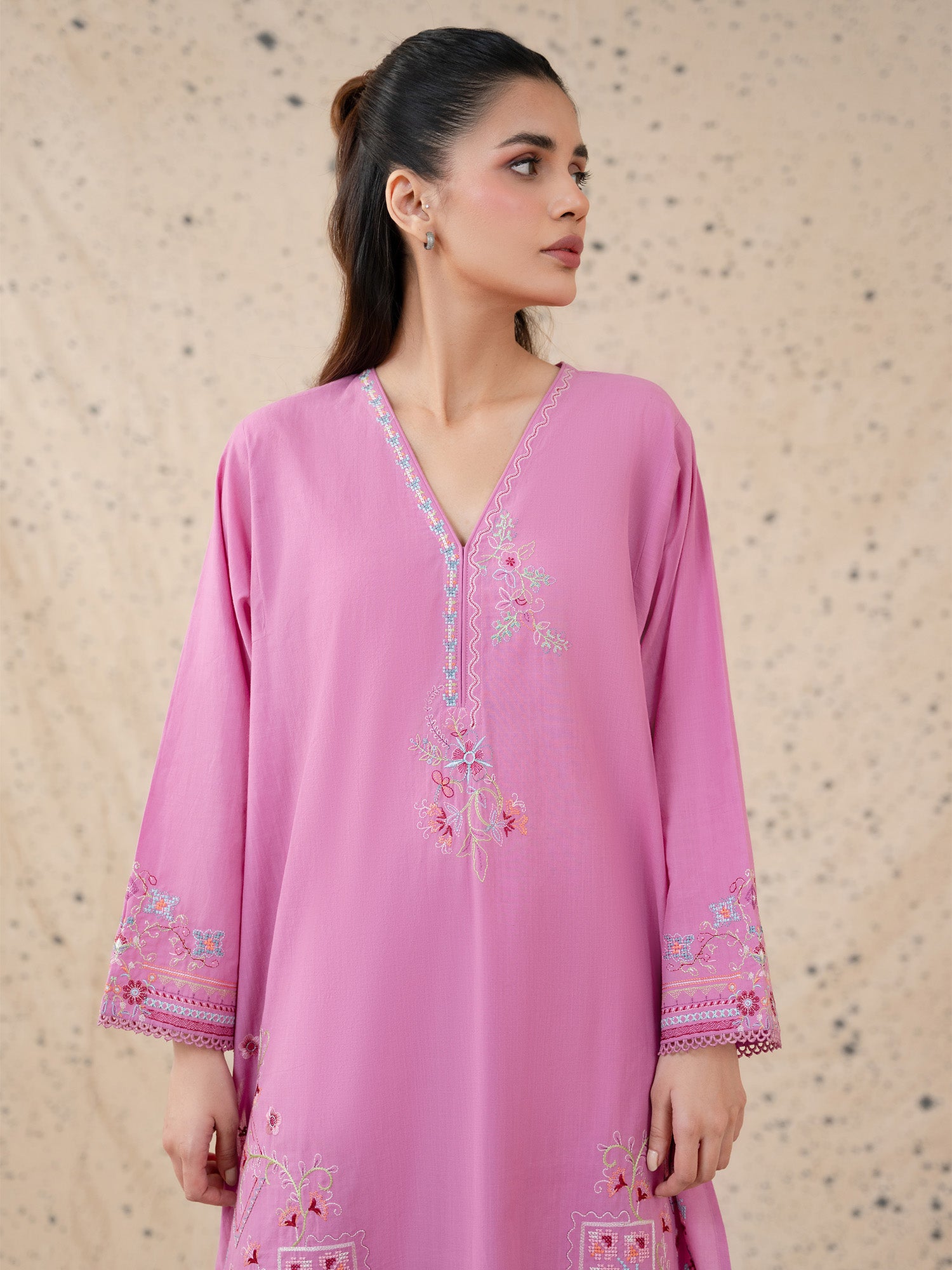 2-Piece Embroidered Set