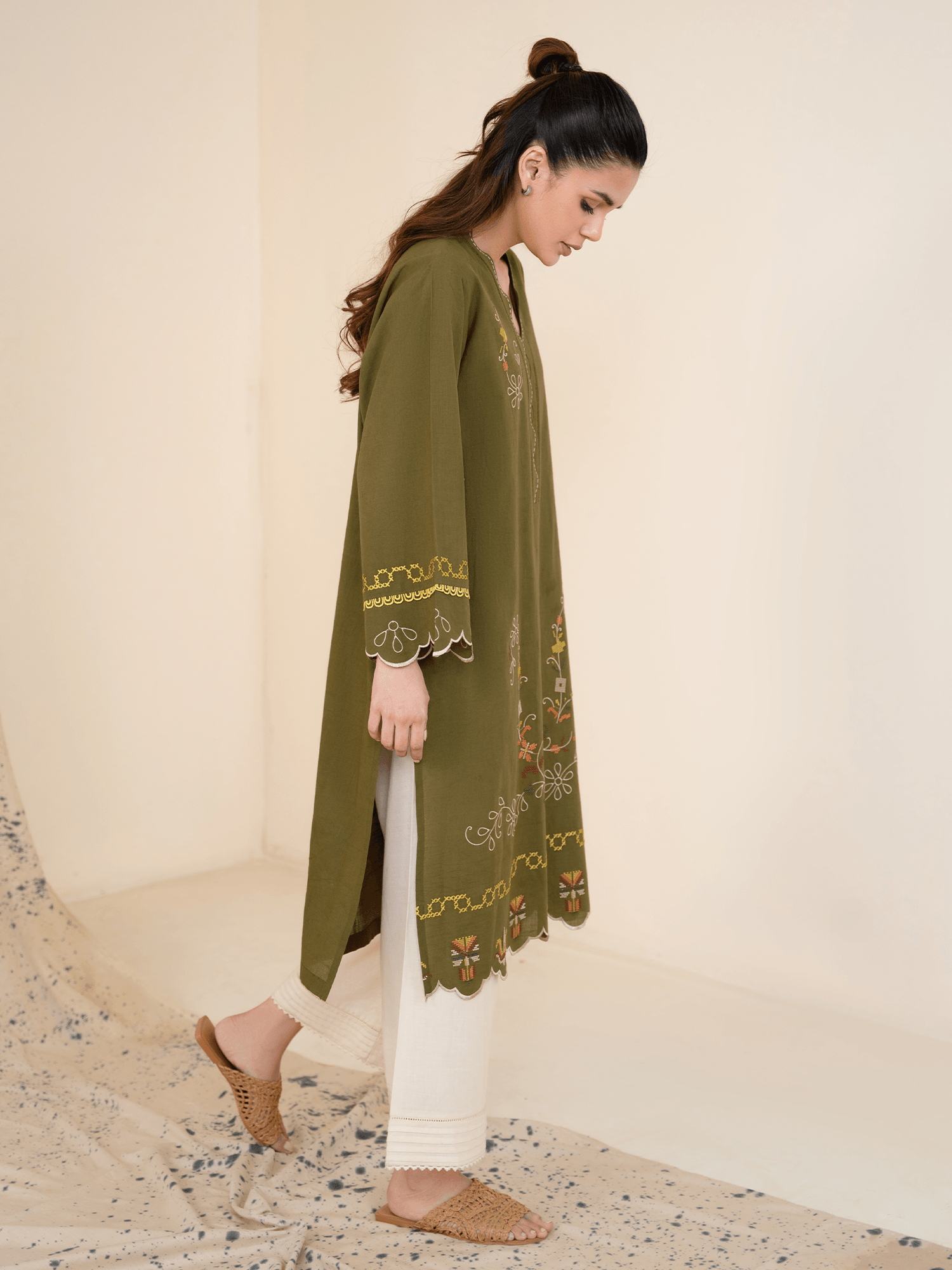 Embroidered Kurta