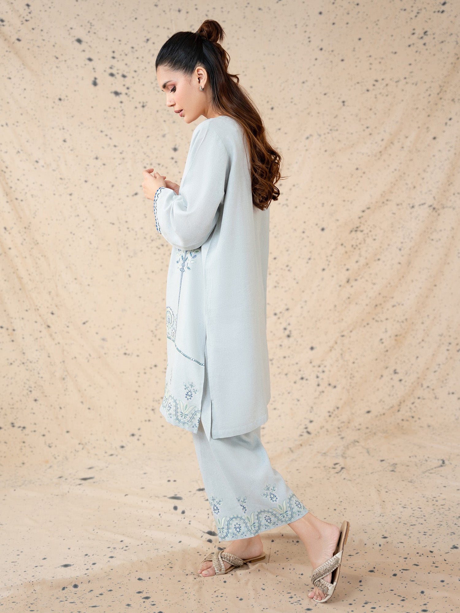 2-Piece Embroidered Set