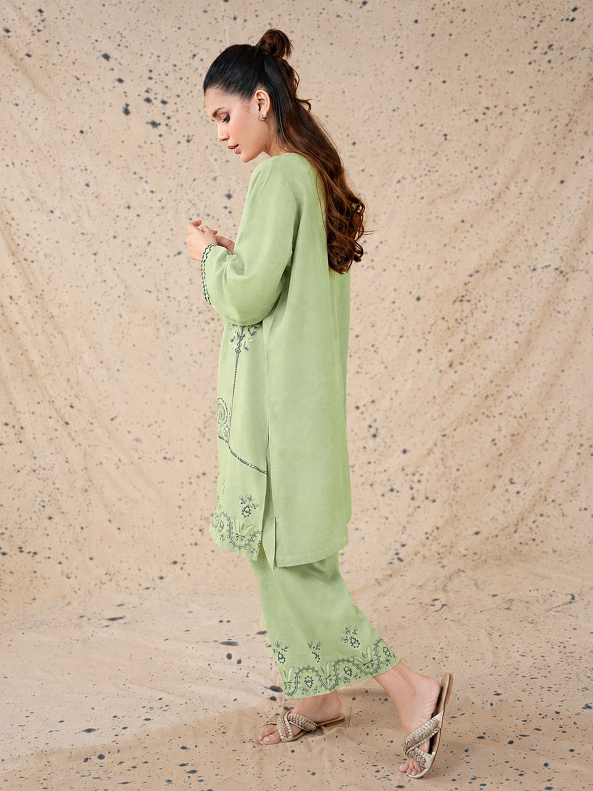 2-Piece Embroidered Set