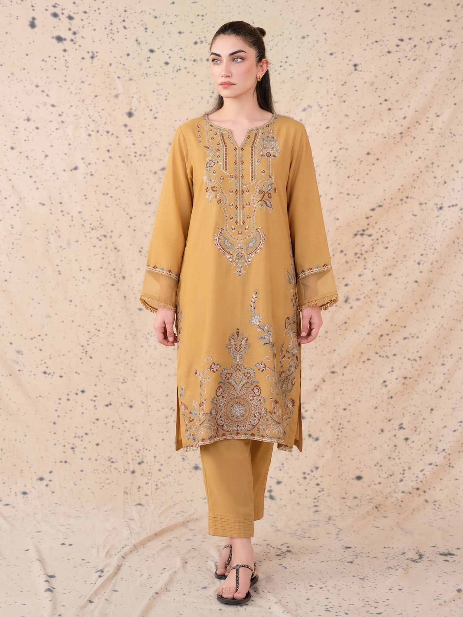 2-Piece Embroidered Set