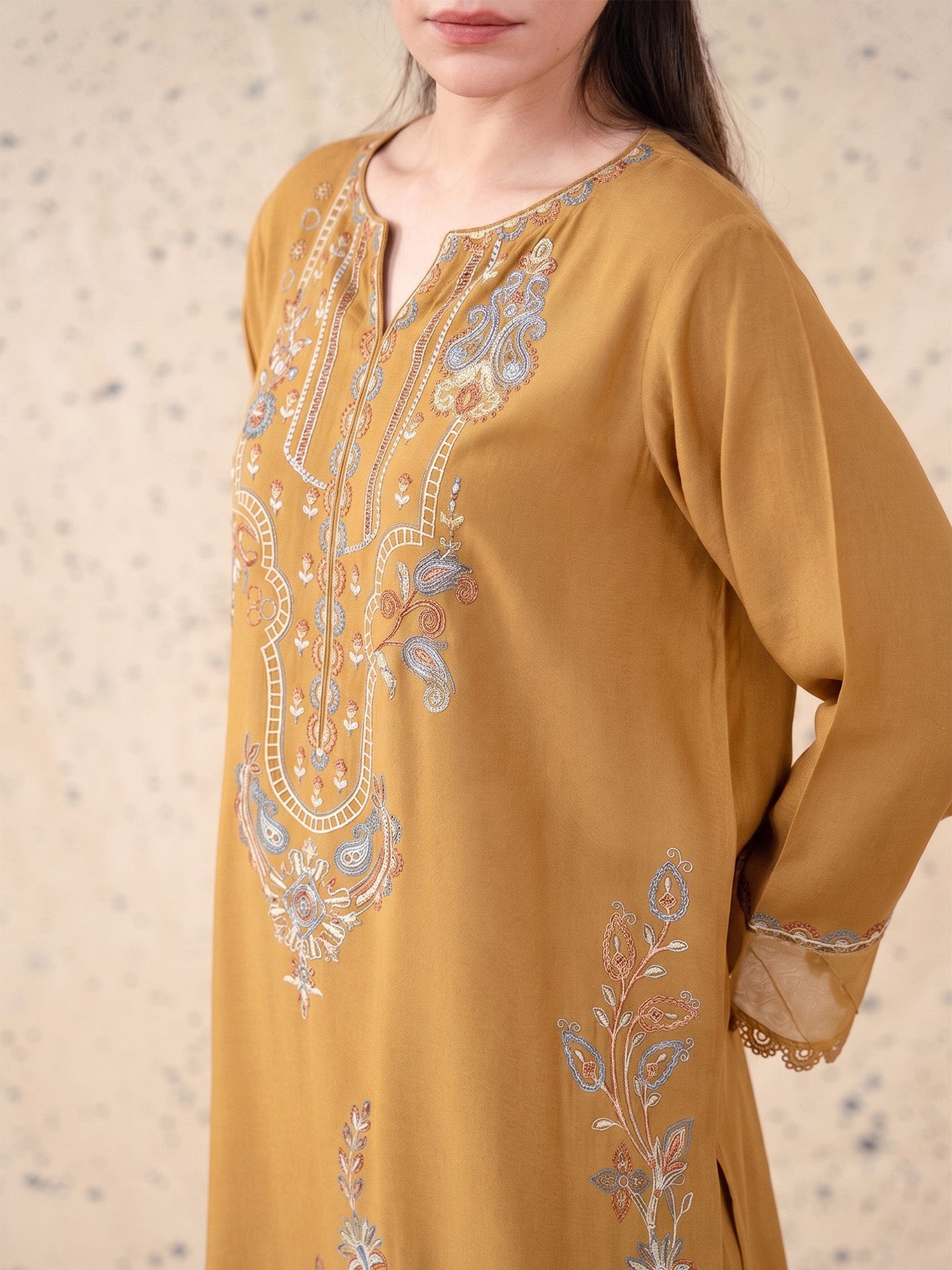 2-Piece Embroidered Set