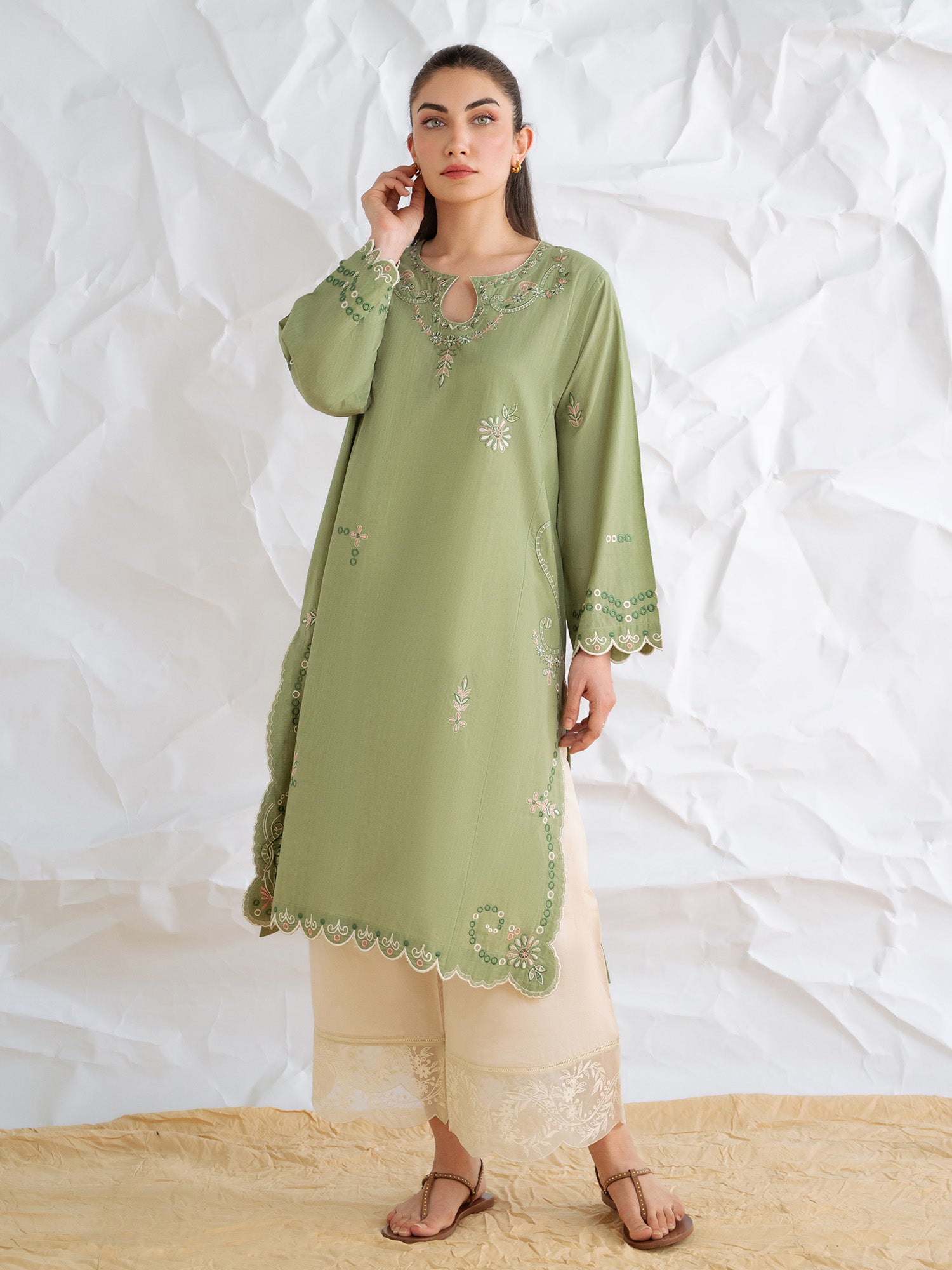 Embroidered Kurta
