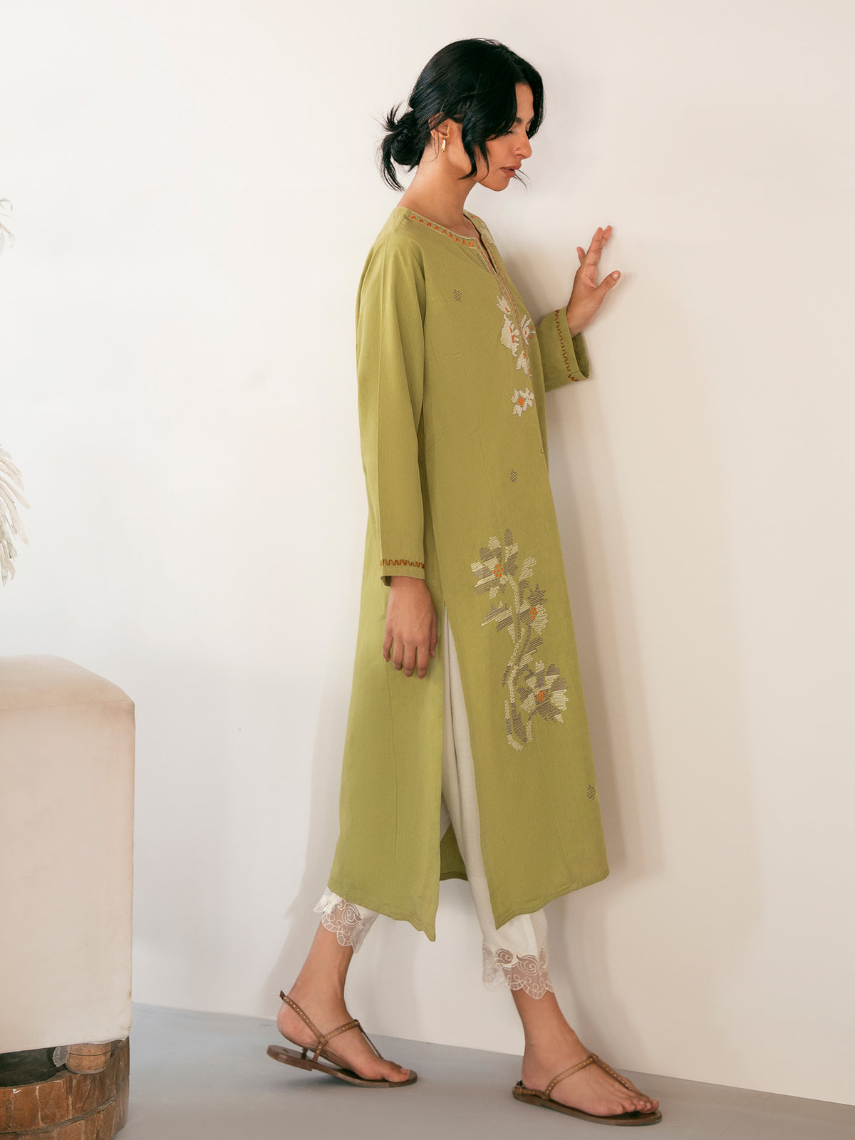 Embroidered Kurta