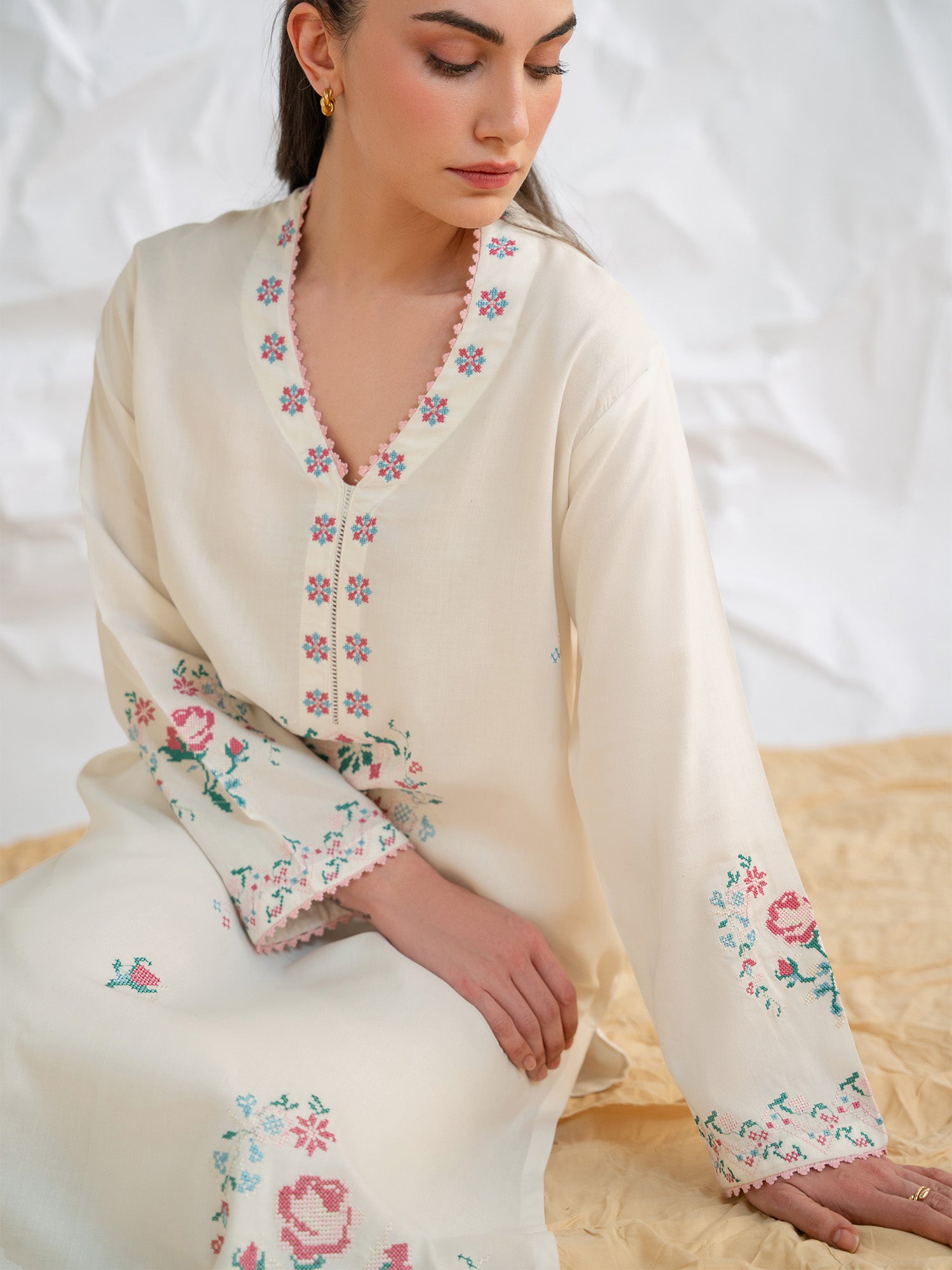 Embroidered Kurta
