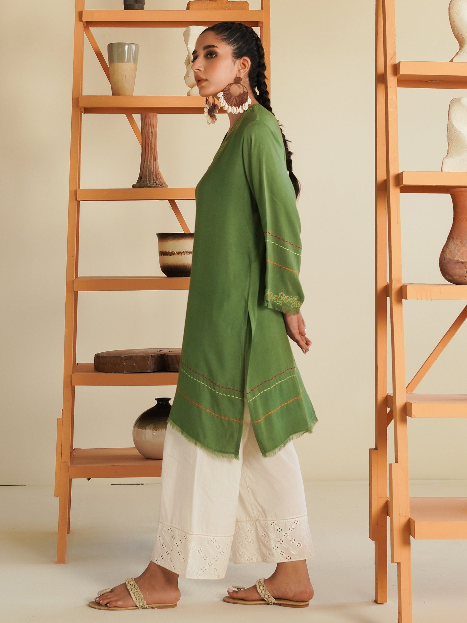 Embroidered Kurta | Mishkaa