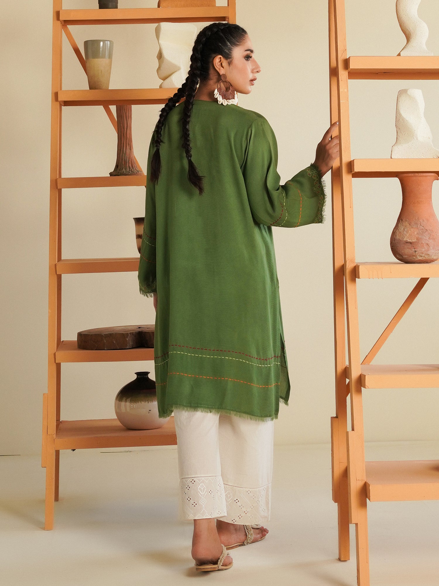 Embroidered Kurta | Mishkaa