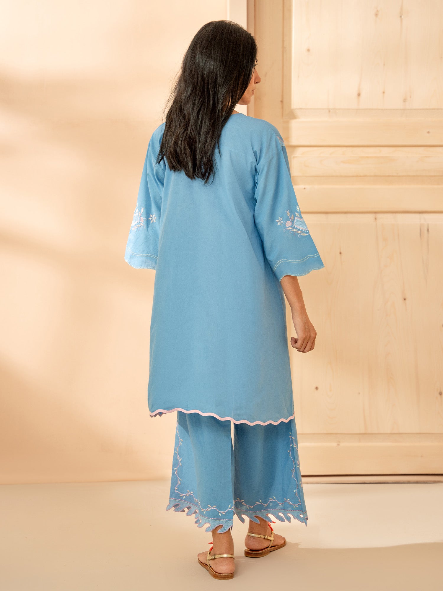 2-Piece Embroidered Set