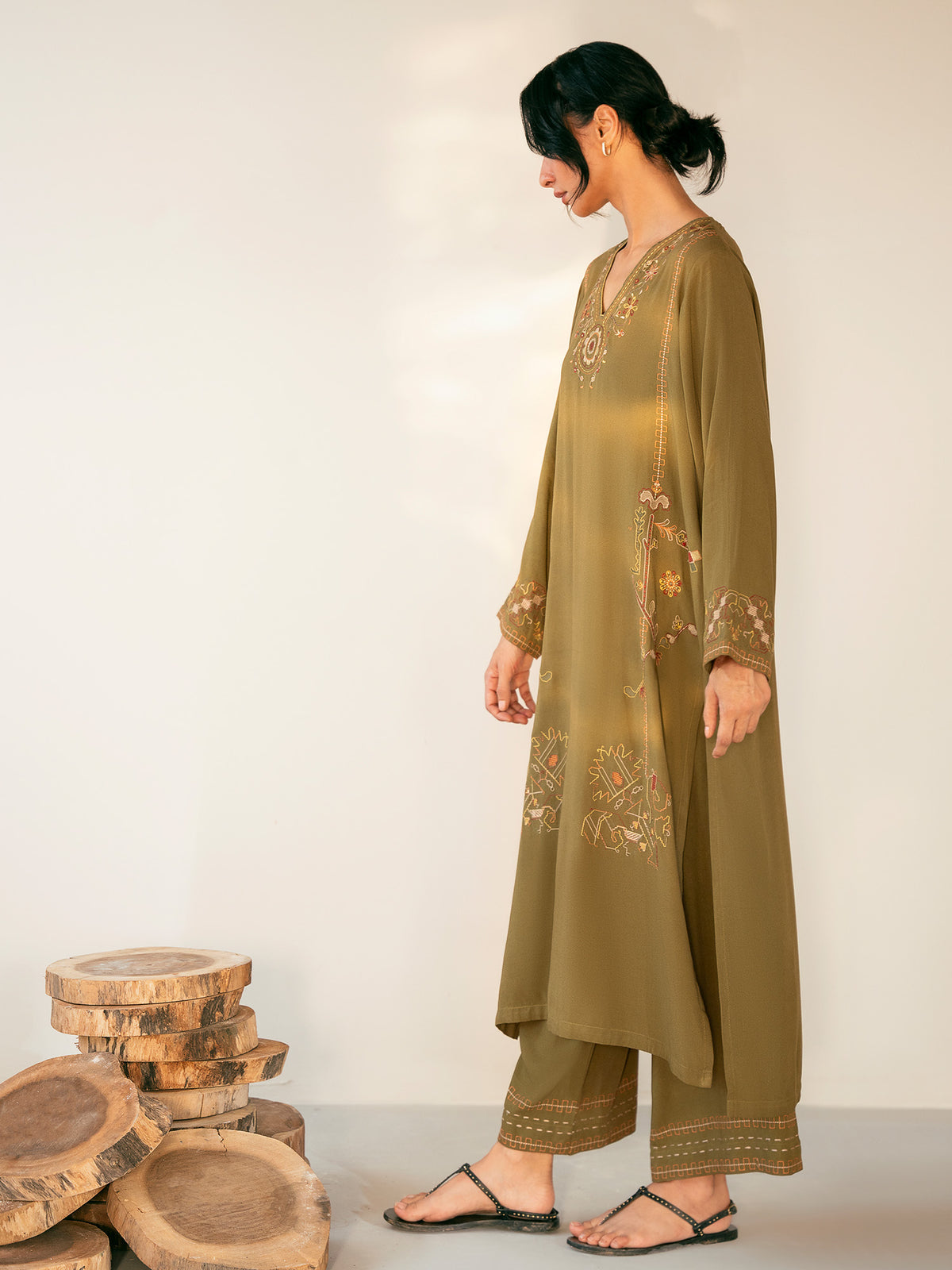 Embroidered Co-ord Set