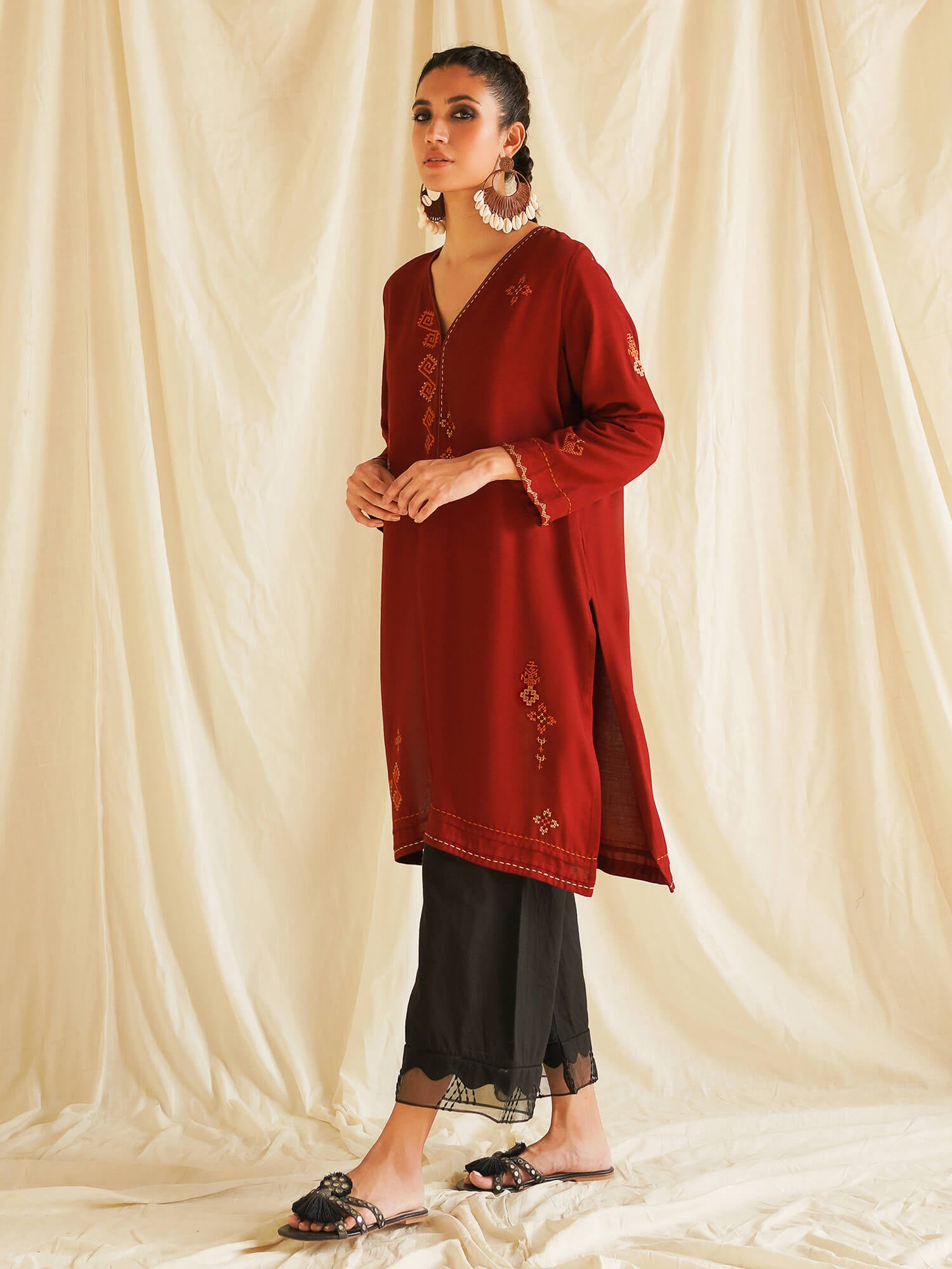 Embroidered Kurta