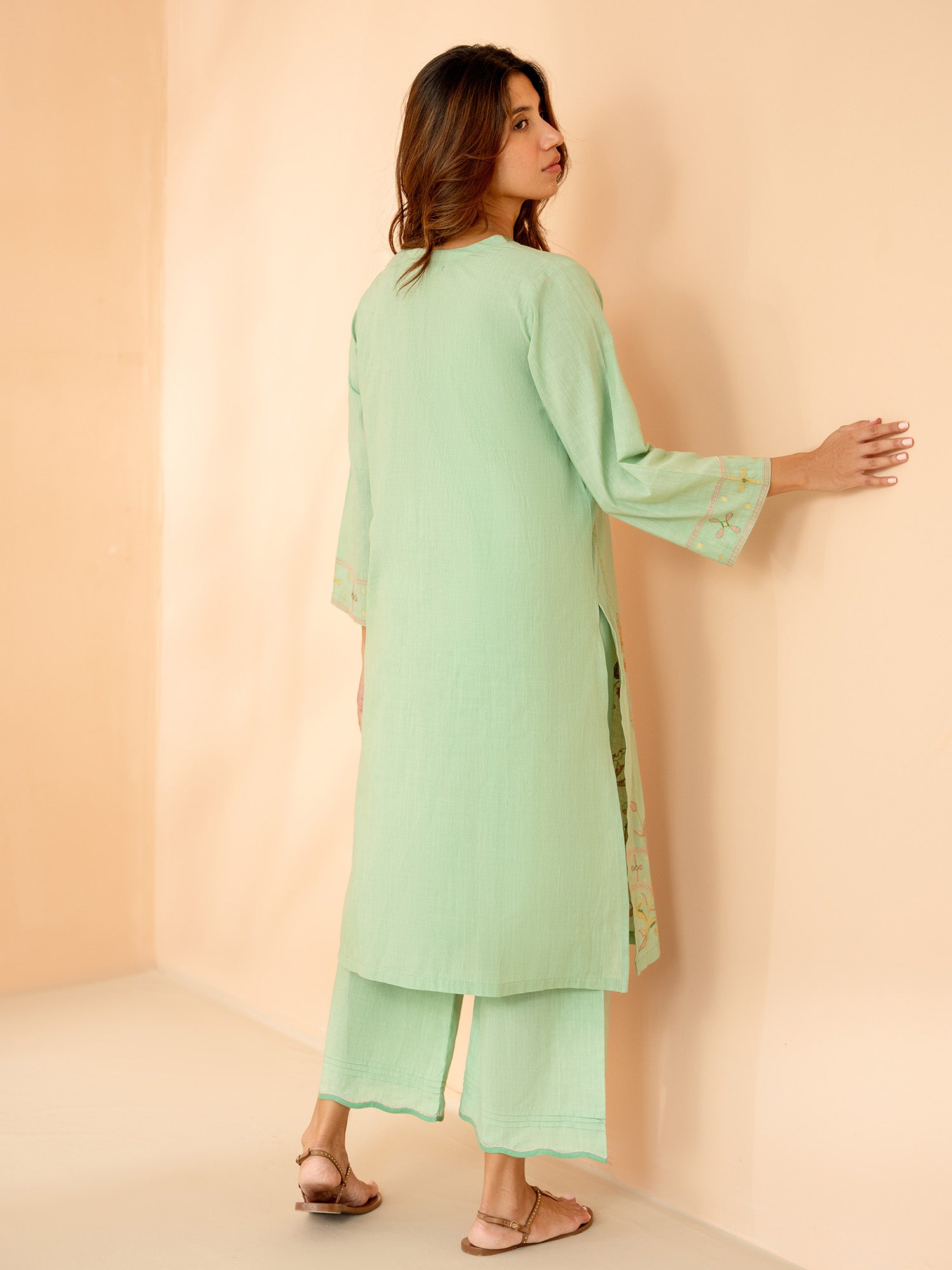 2-Piece Embroidered Set
