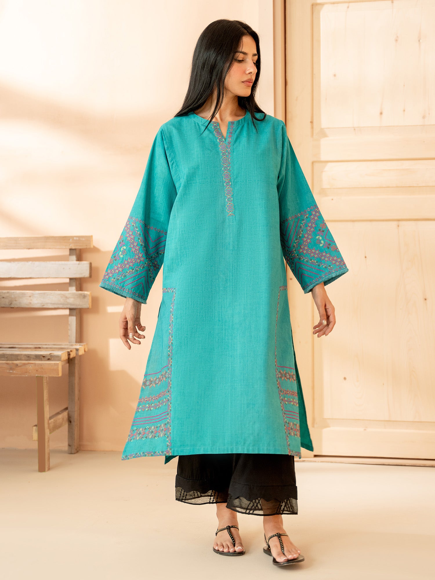 Embroidered Kurta
