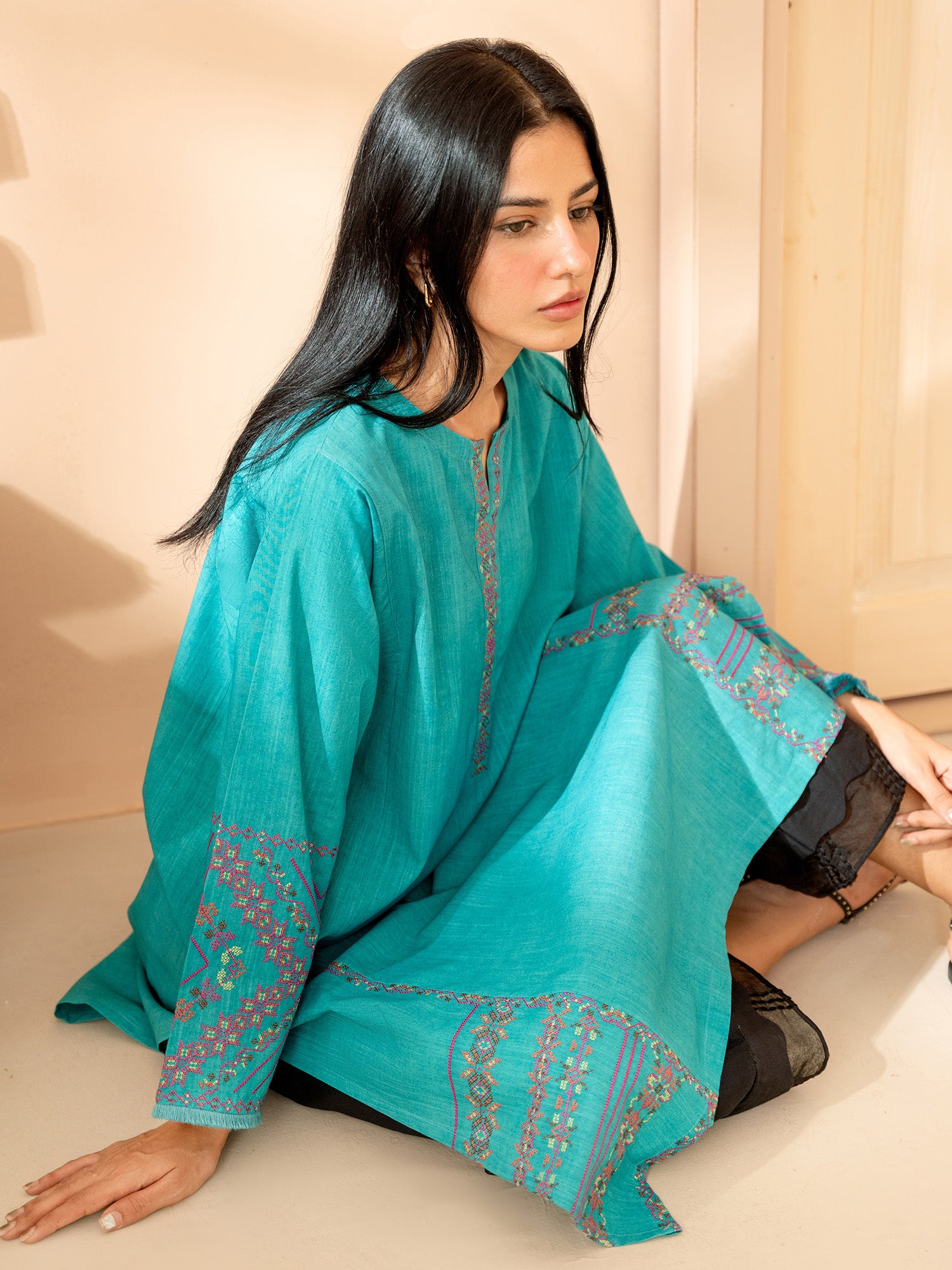 Embroidered Kurta