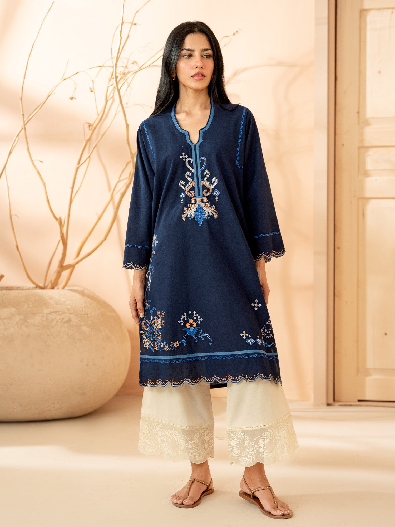 Embroidered Kurta