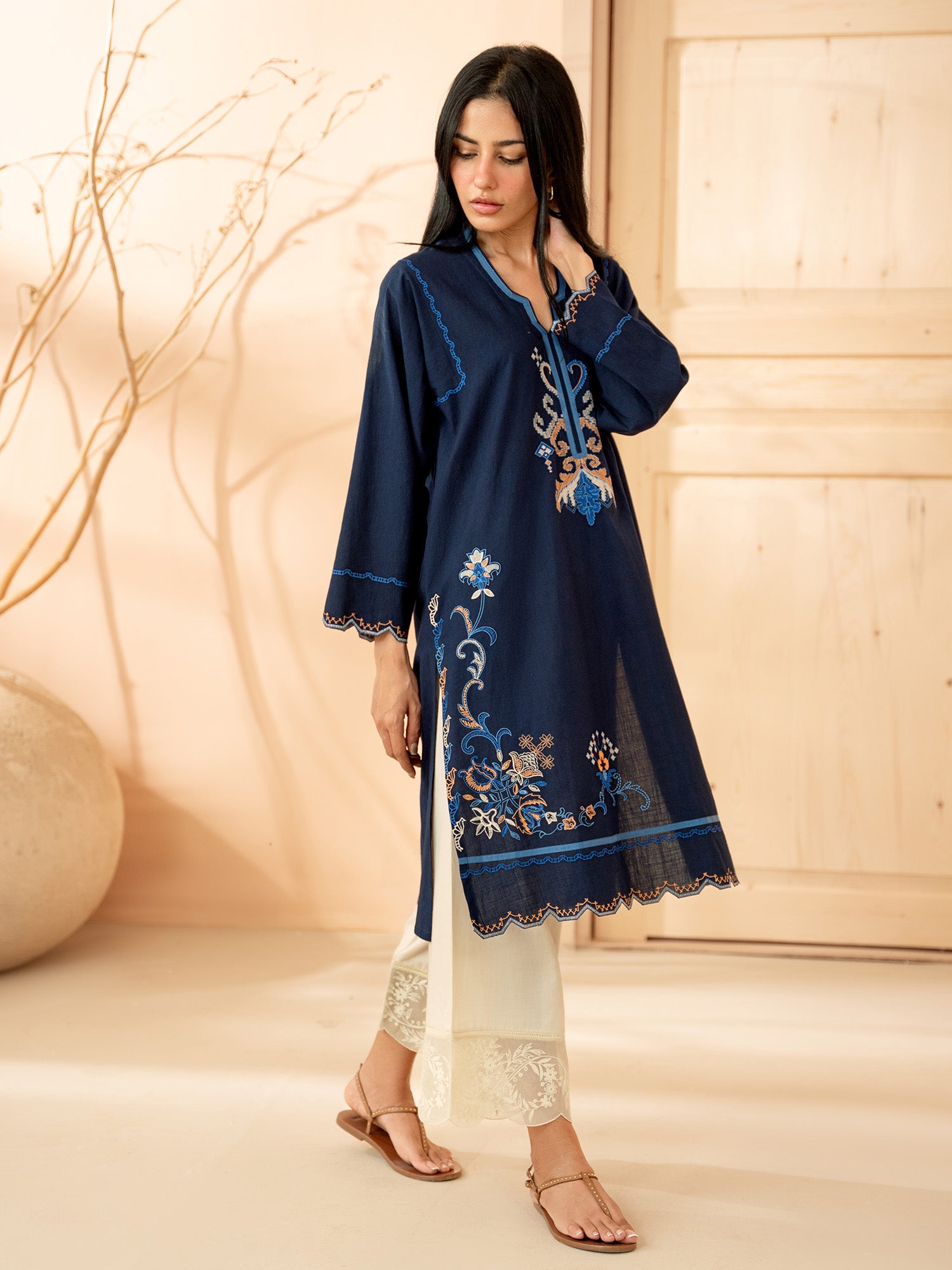Embroidered Kurta