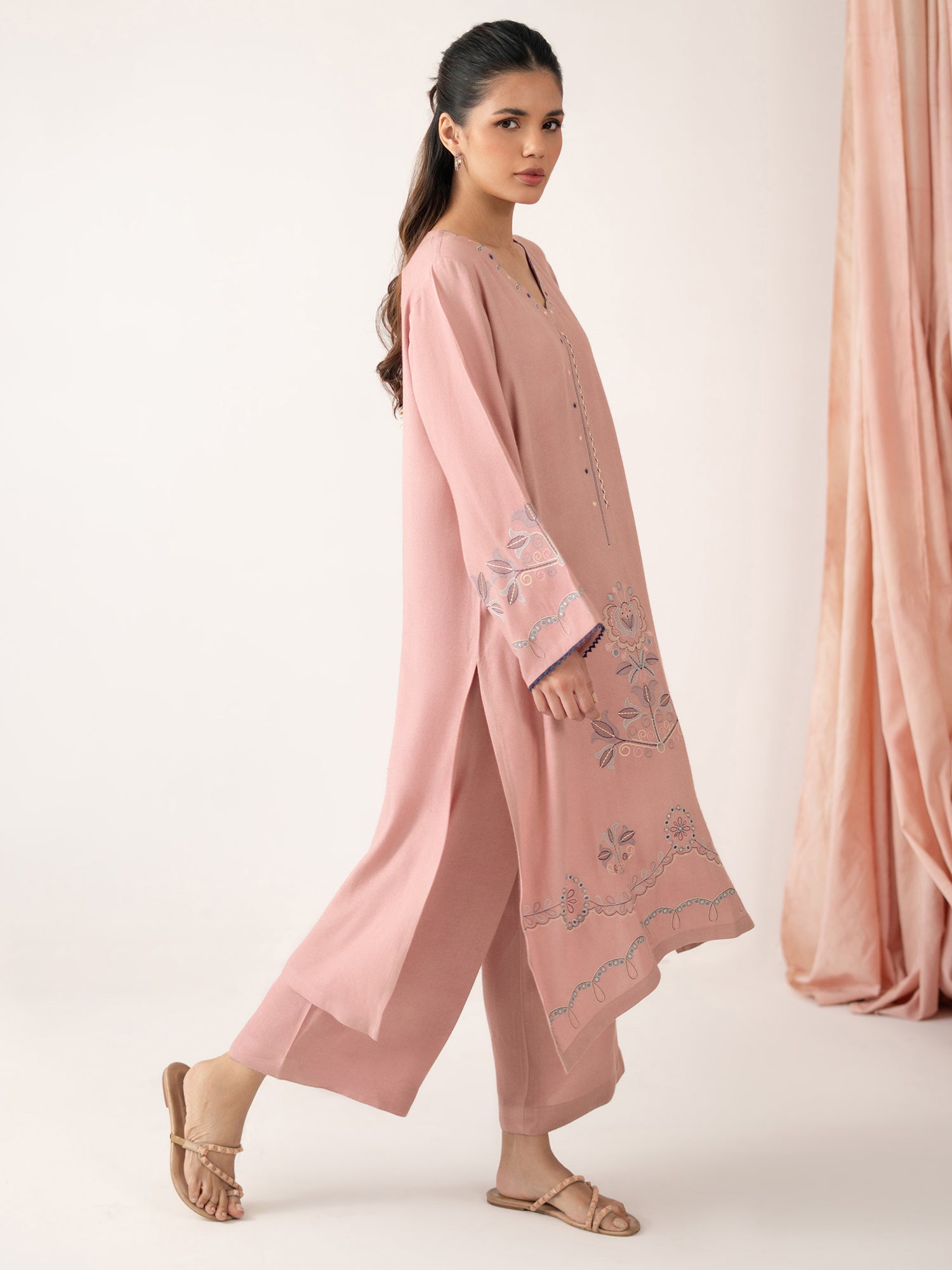 2-Piece Embroidered Set