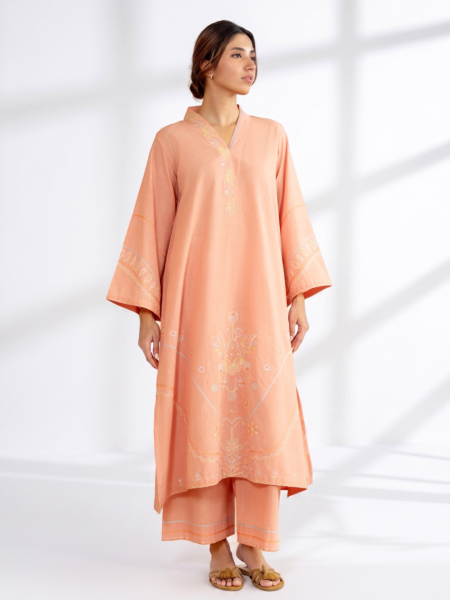 2-Piece Embroidered Set