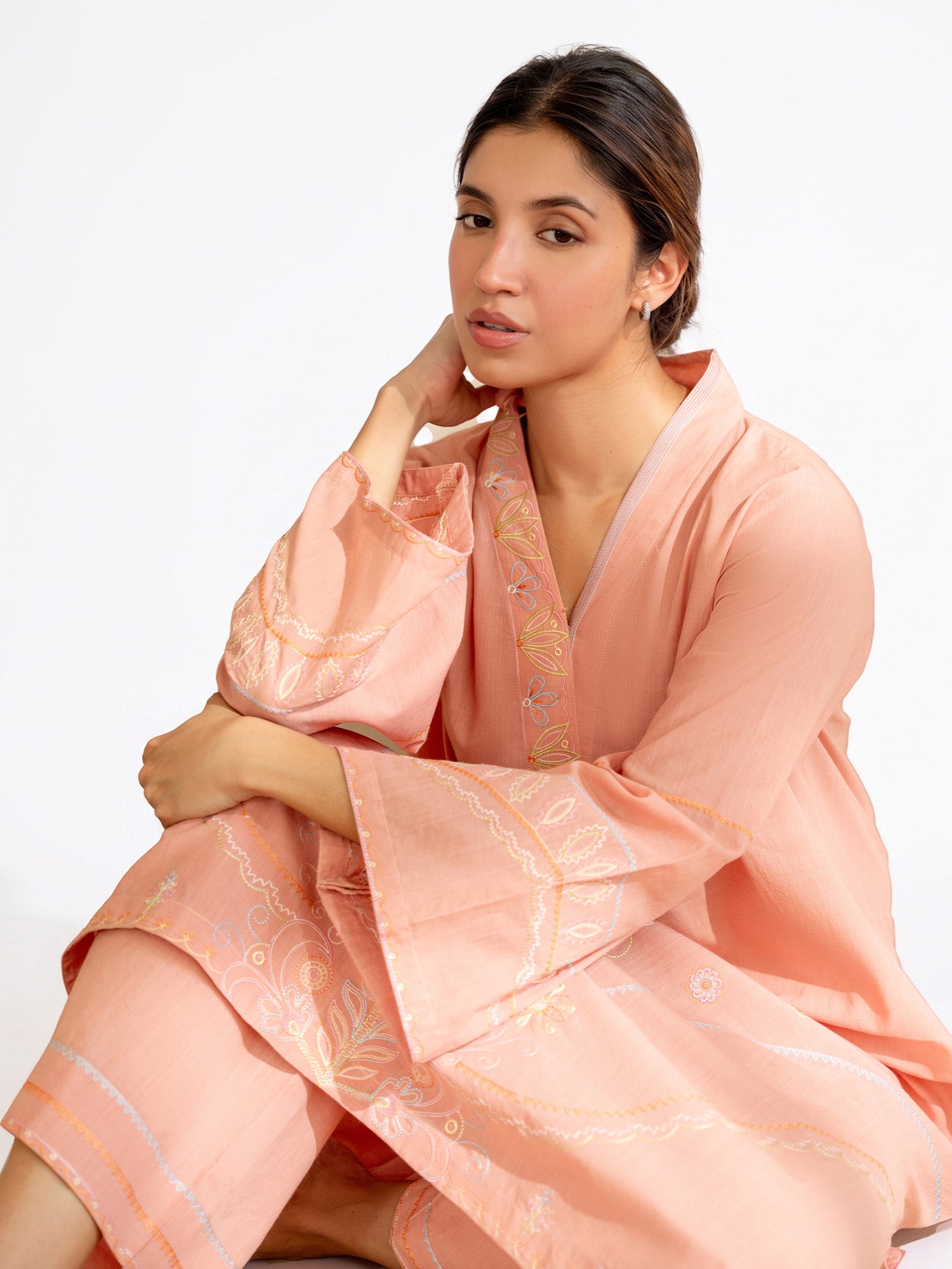 2-Piece Embroidered Set