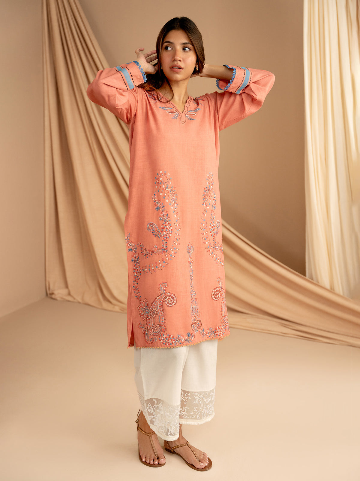 Embroidered Kurta