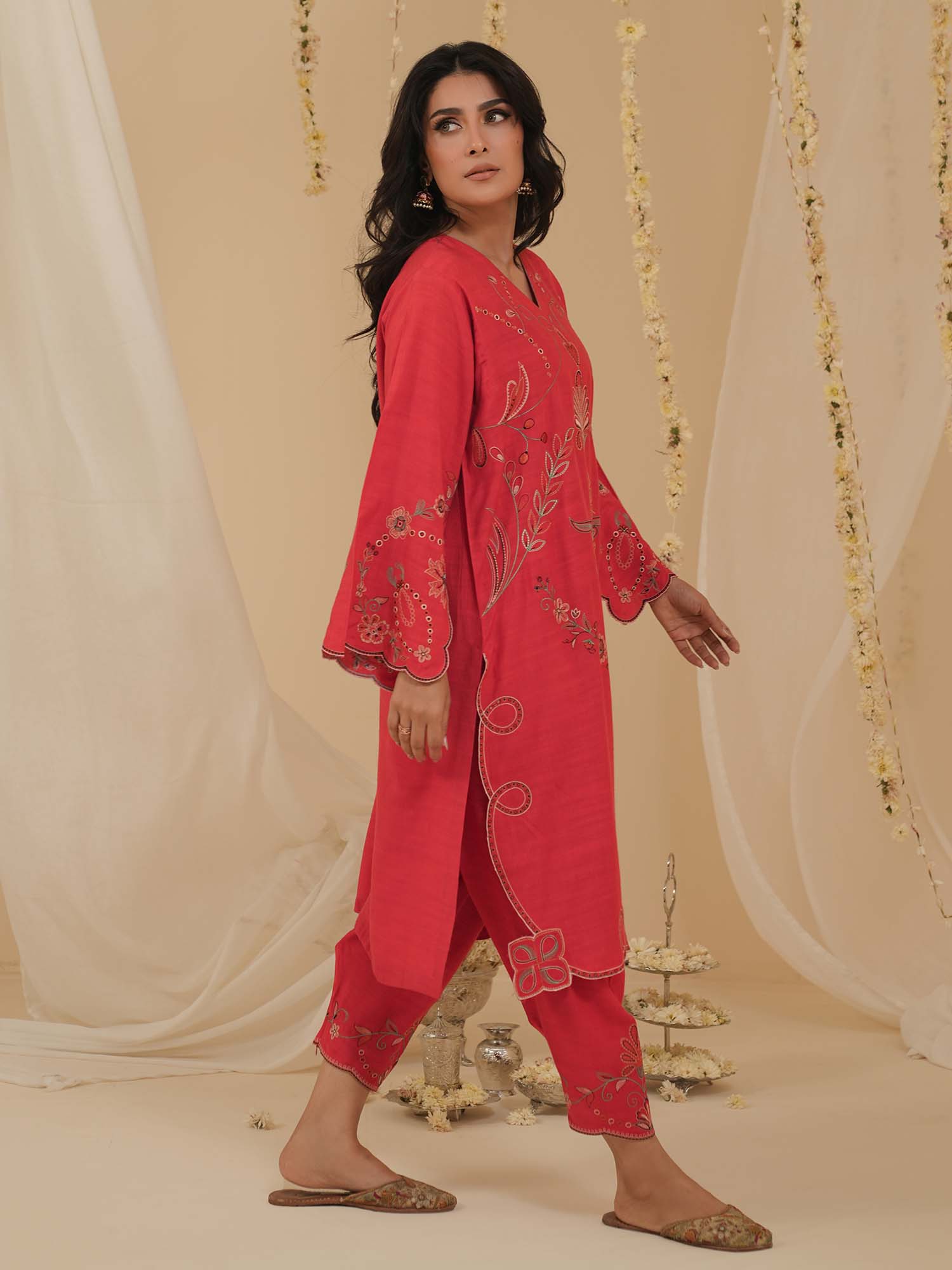 2-Piece Embroidered Set