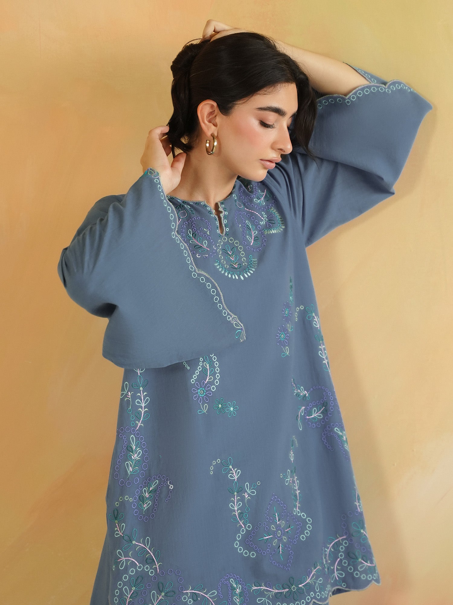 2-Piece Embroidered Set