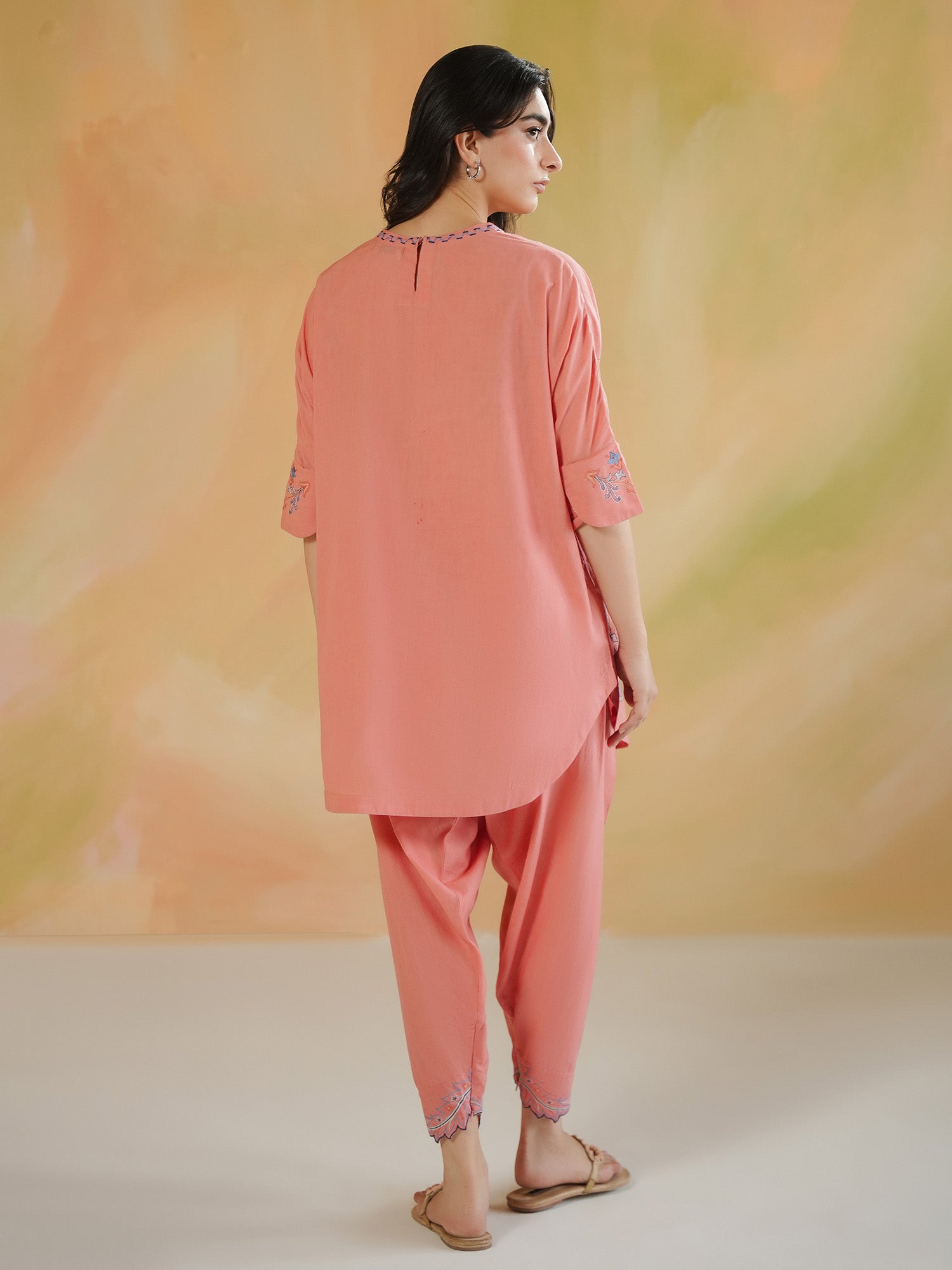 2-Piece Embroidered Set