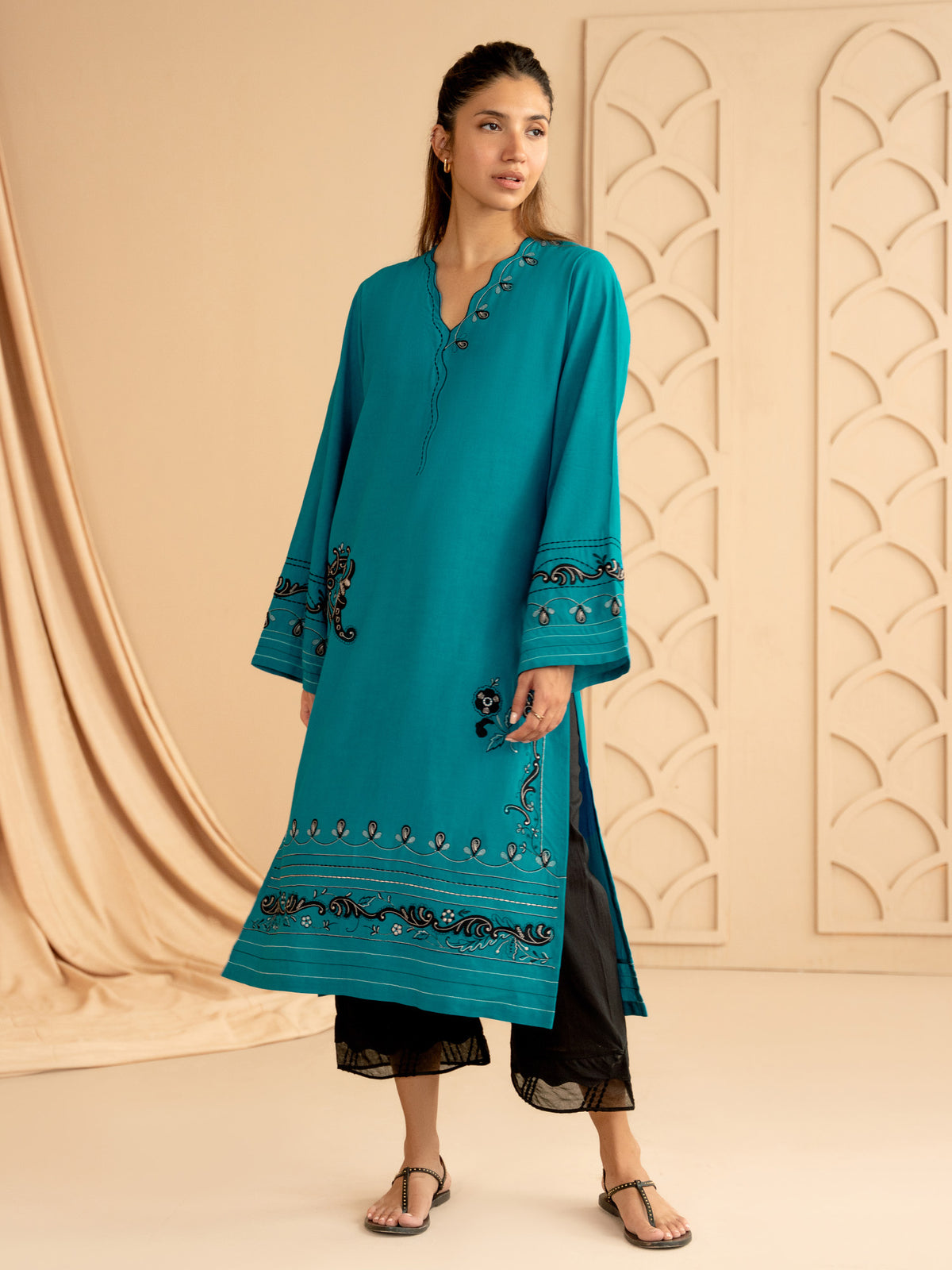 Embroidered Kurta