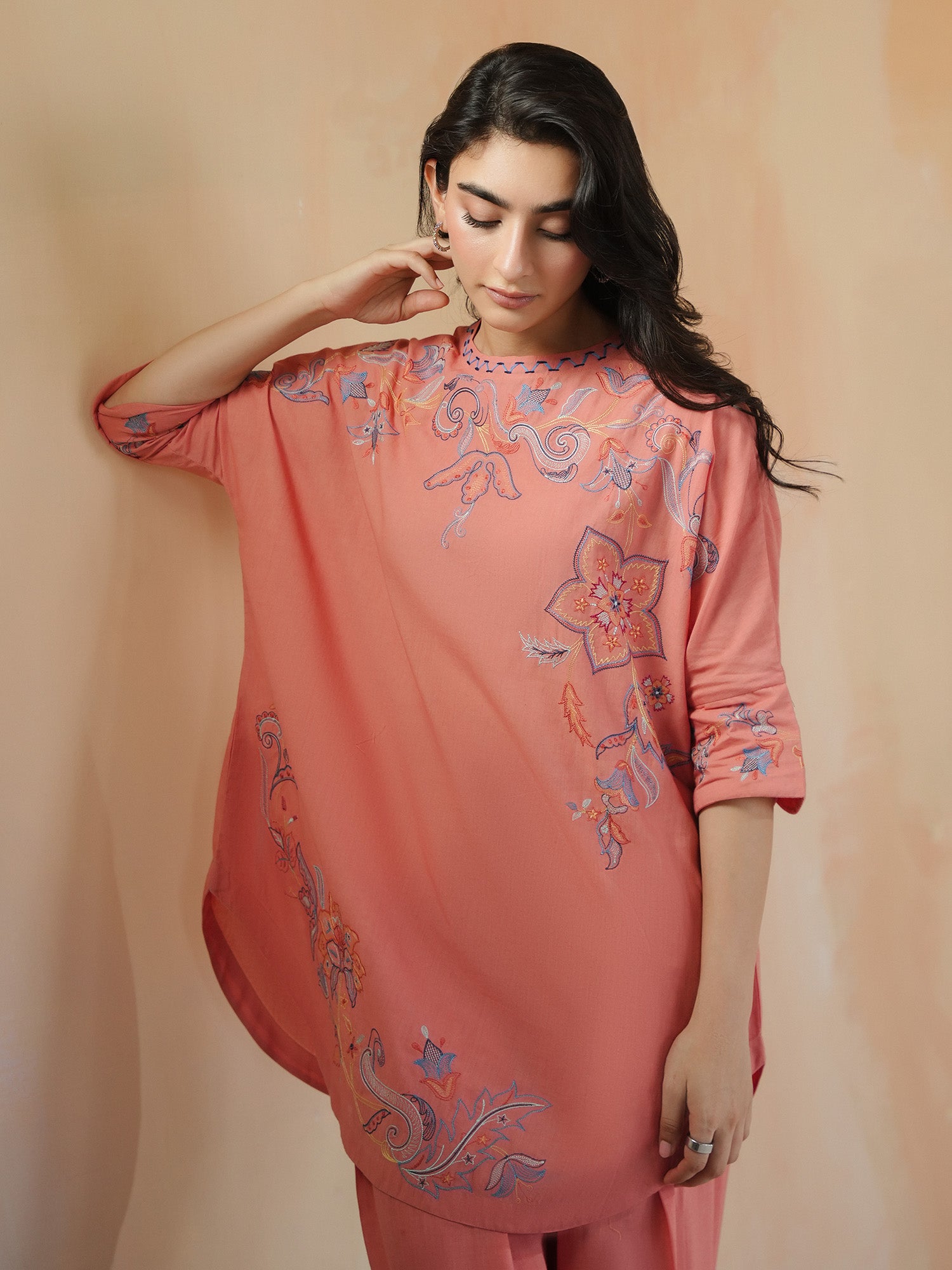 2-Piece Embroidered Set